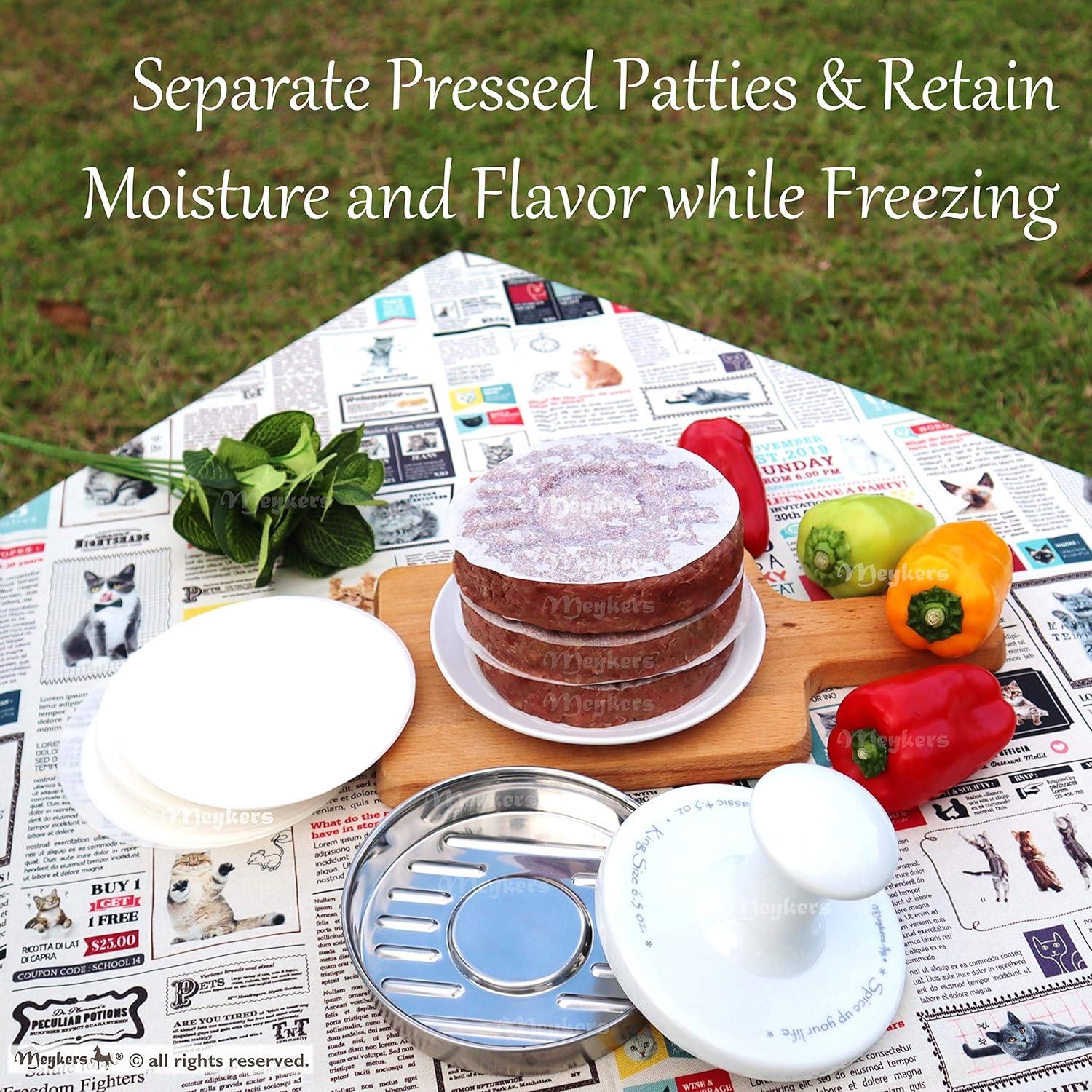 Hojas de papel para hamburguesas Meykers 500 piezas 12.7 cm