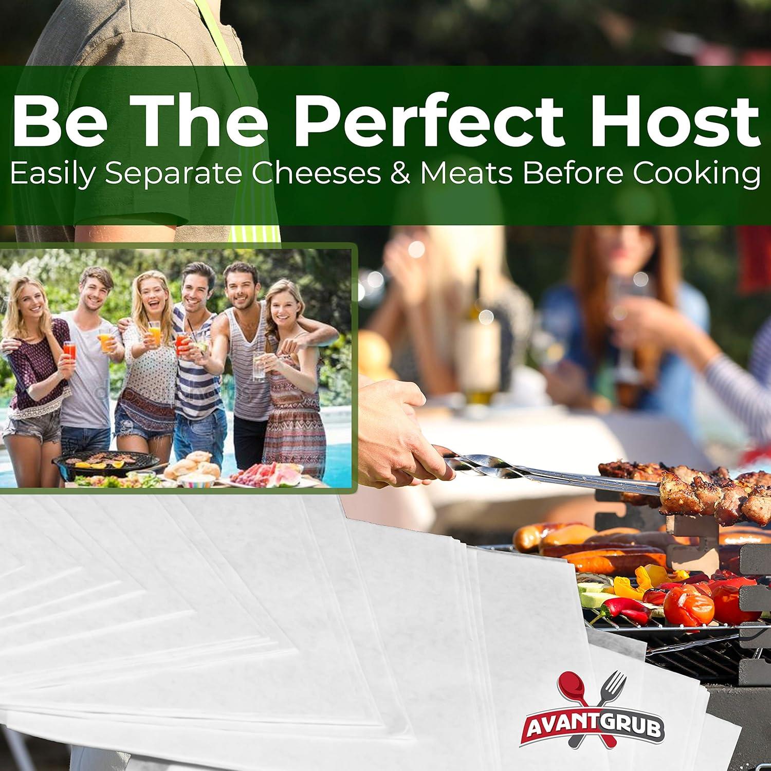 Papel para Hamburguesas Avant Grub 1000 Hojas 12x12 cm