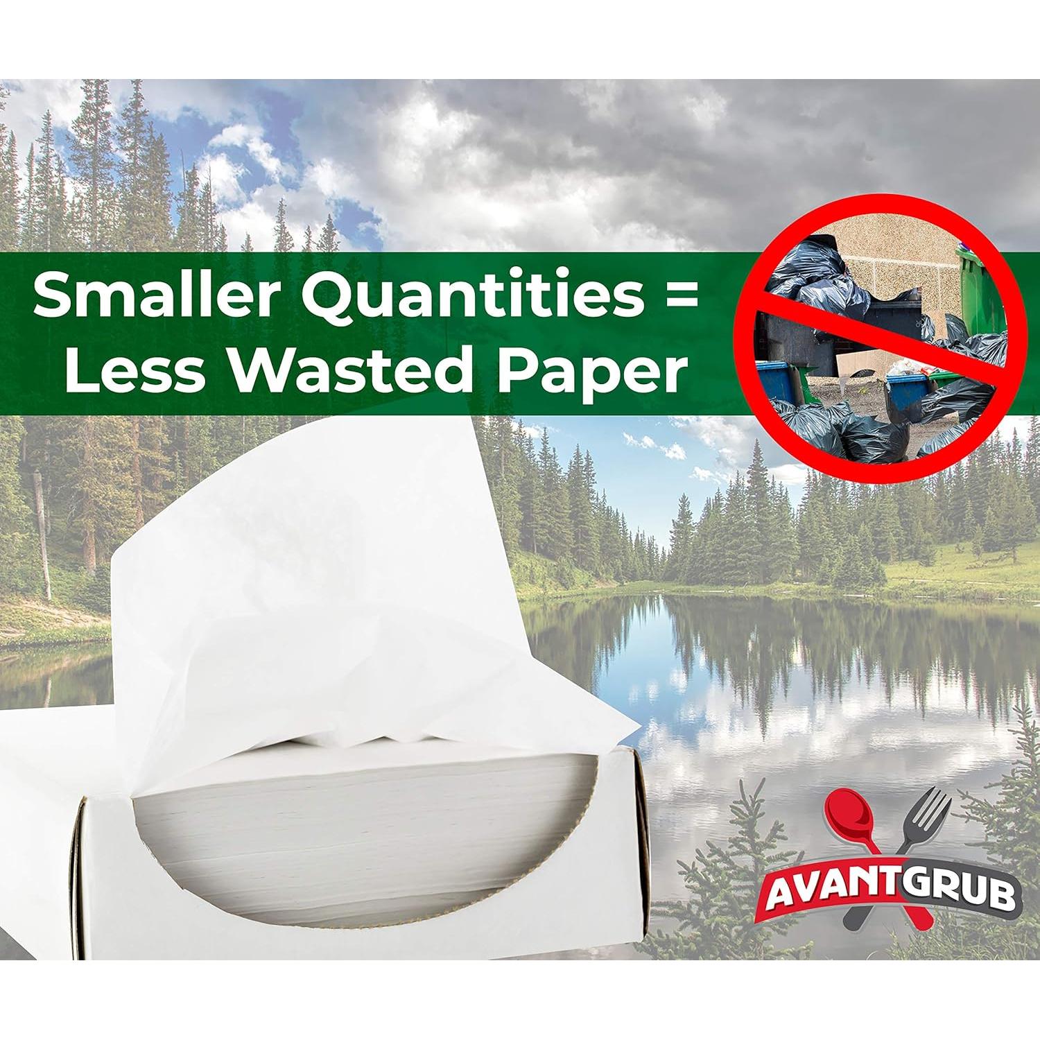 Papel para Hamburguesas Avant Grub 1000 Hojas 12x12 cm