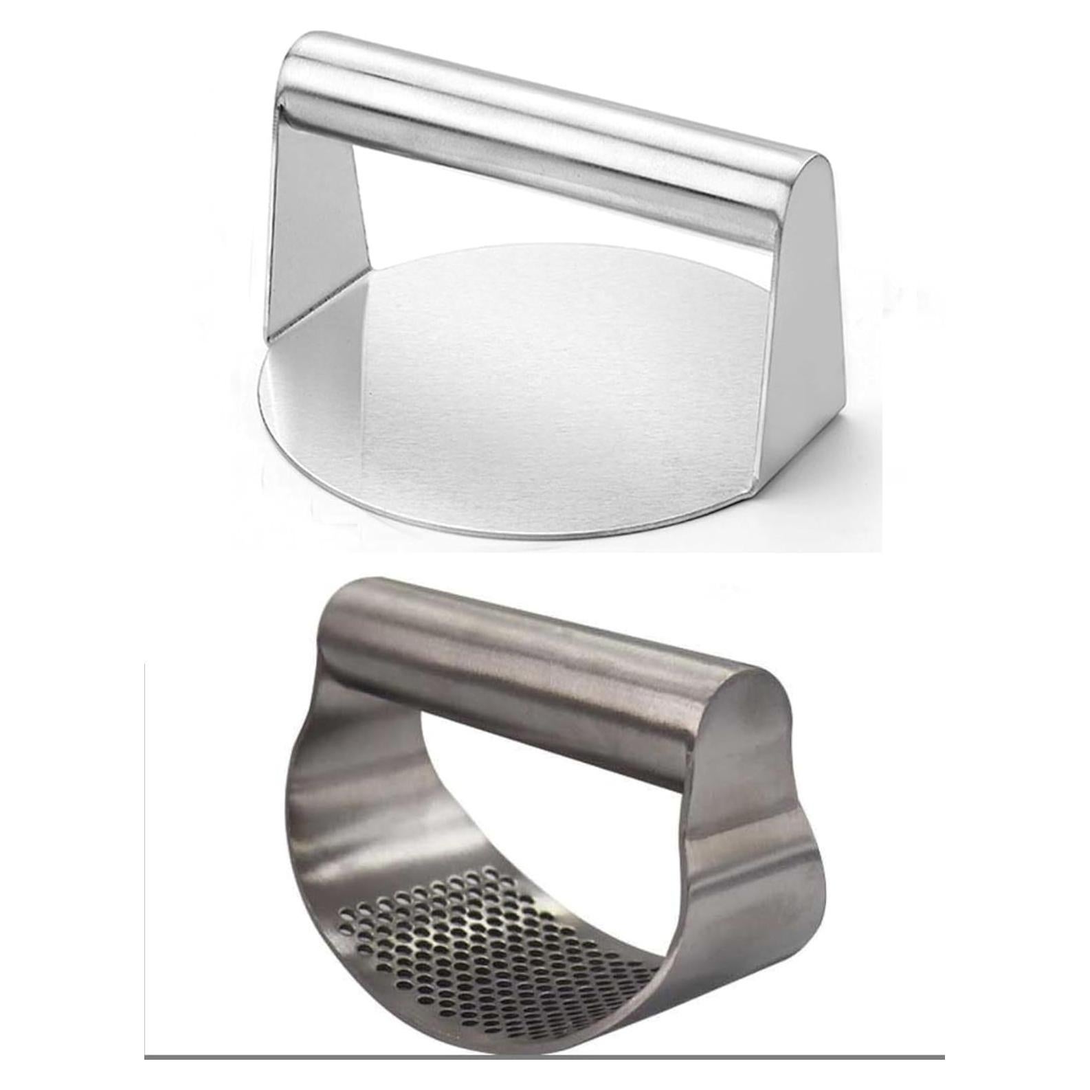 Juego de 2 Prensas de Hamburguesa y Ajo UNI-RHYTHM 16 cm