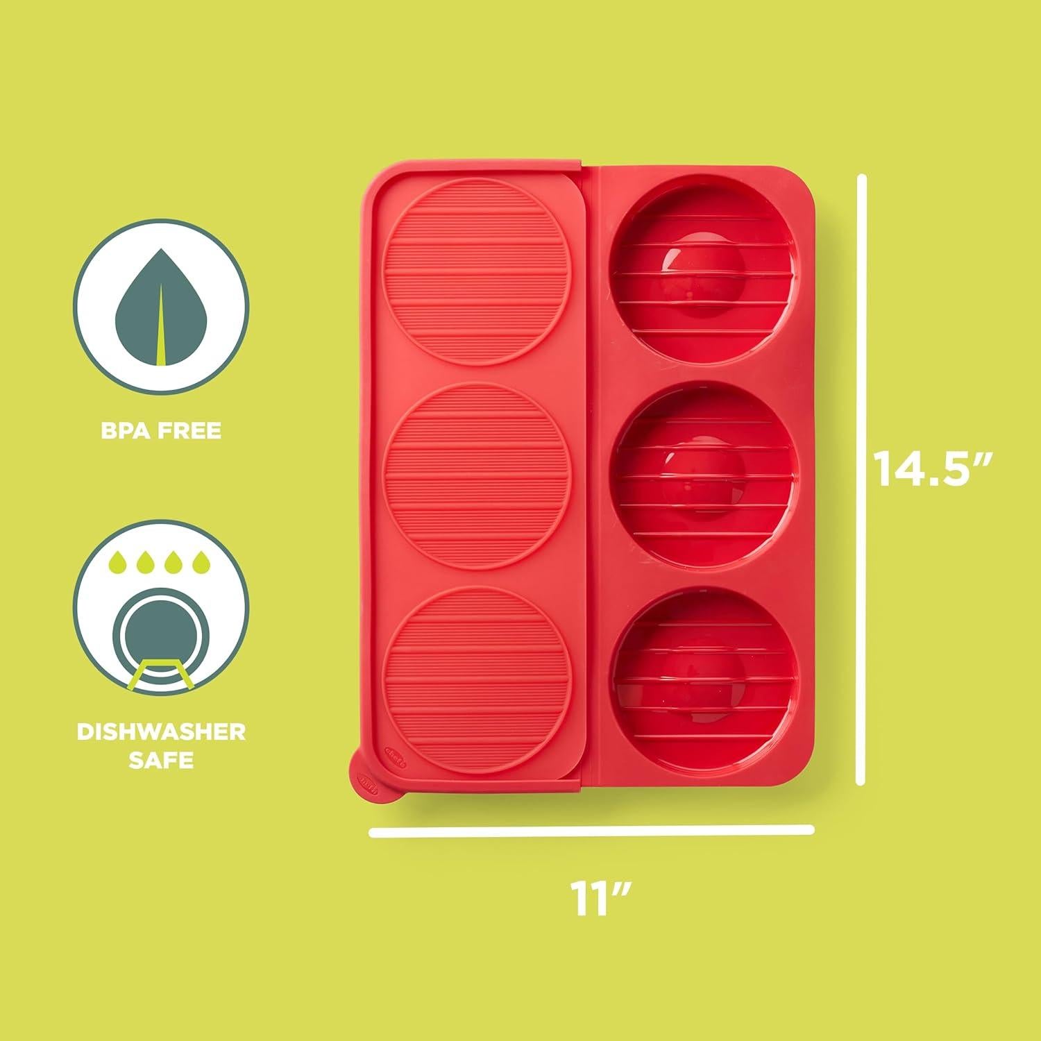 Molde para Hamburguesas Chef'n Plegar y Congelar 6 unidades