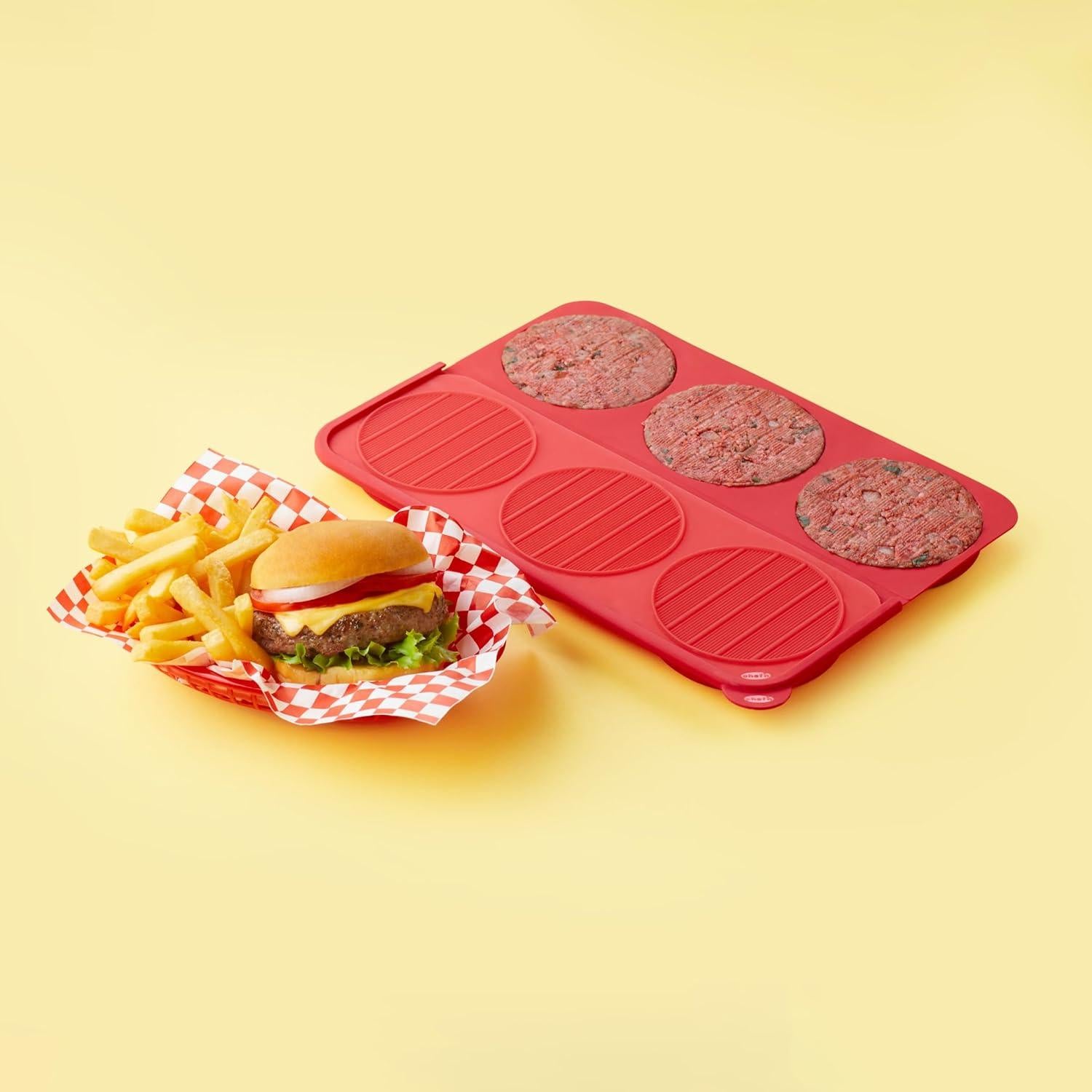Molde para Hamburguesas Chef'n Plegar y Congelar 6 unidades