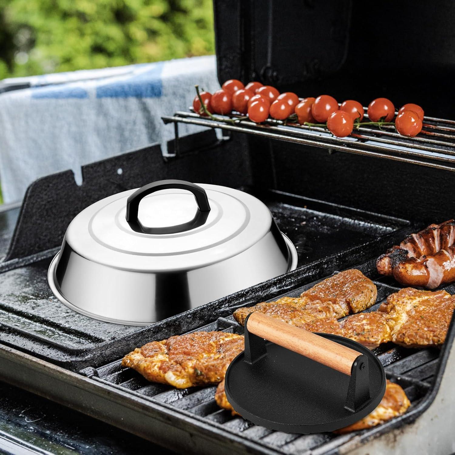 Domo Derretido y Prensa de Hierro Fundido Leonyo 30 cm