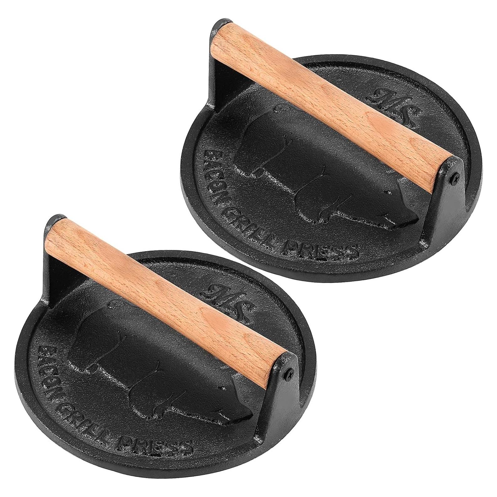 Paquete de 2 Prensas de Hierro Fundido HEIHAK 17.78 cm