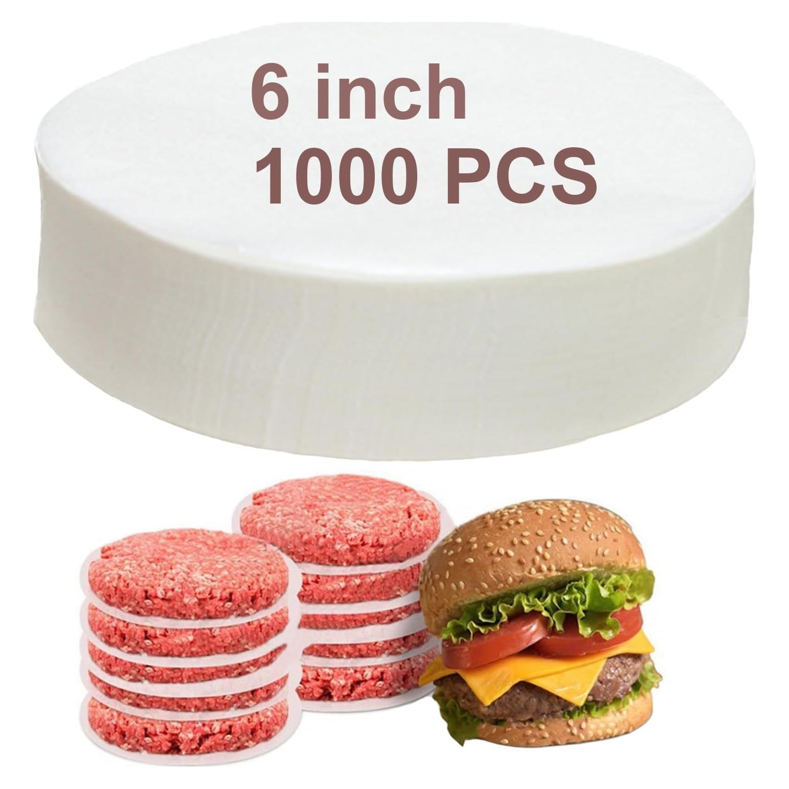 Papel para Hamburguesas LOVNBHELP 1000 Hojas 15cm Antiadherente