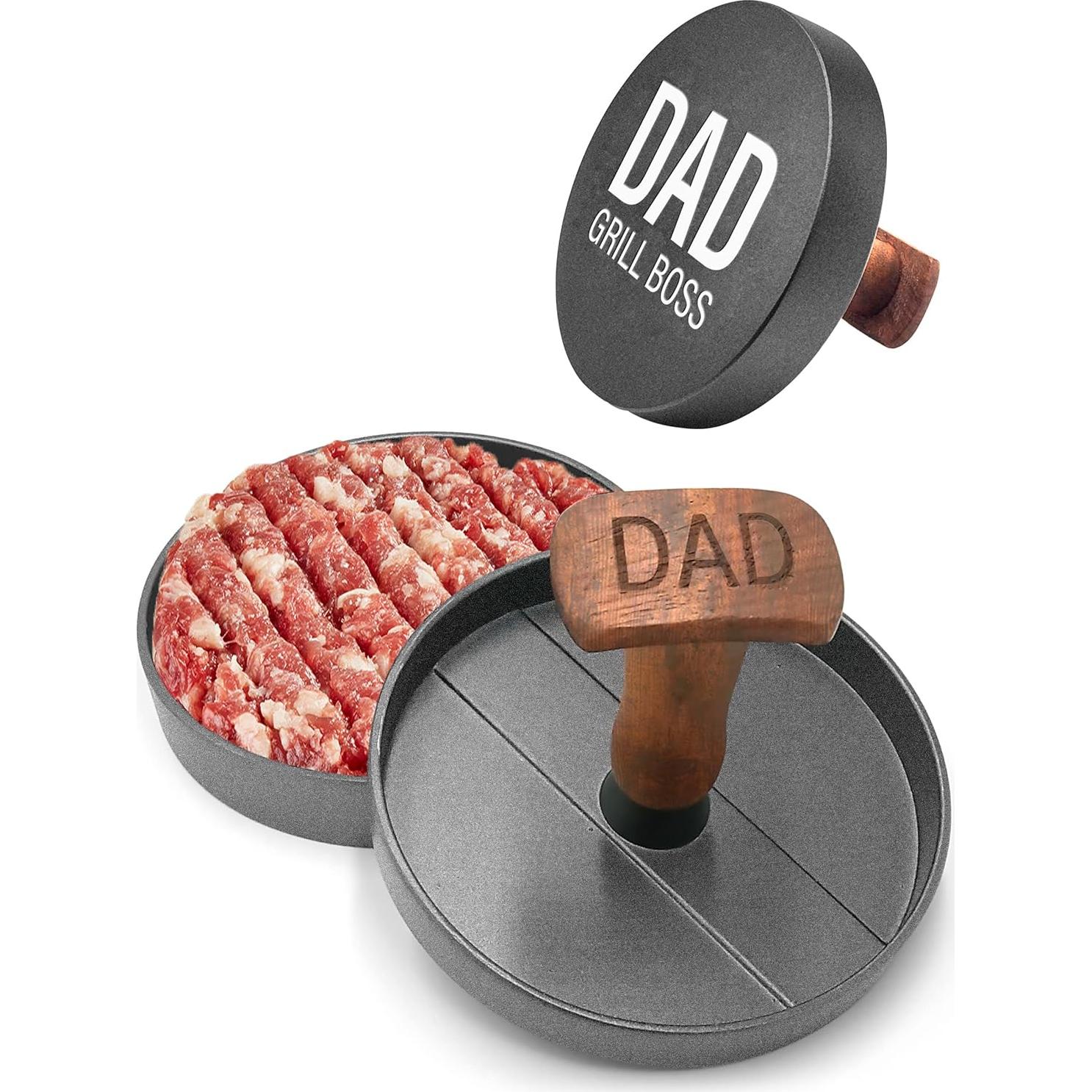 Prensa de Hamburguesa Antiadherente Galvanox 11.9 cm para Papá