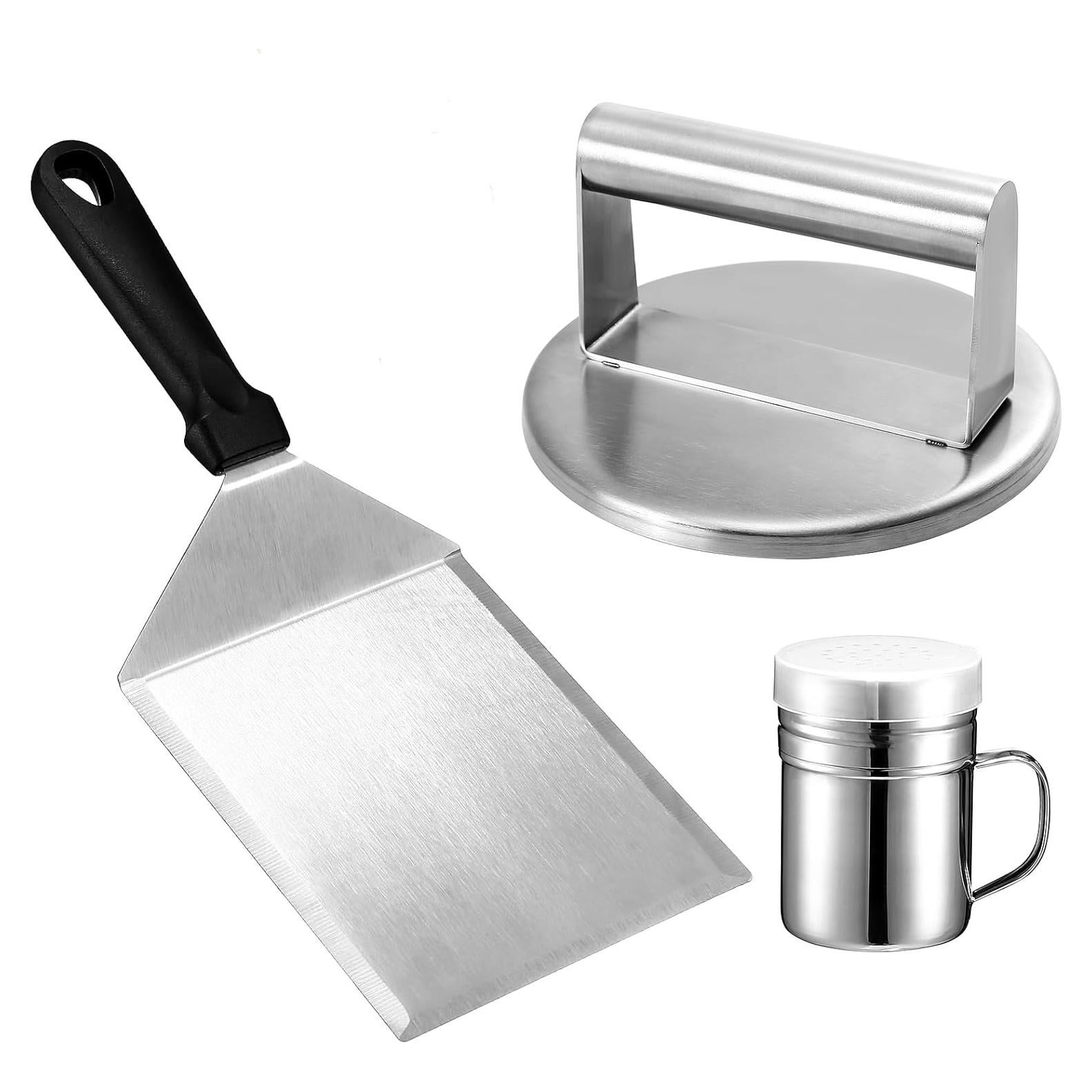 Juego de Herramientas para Barbacoa GWHOLE 3 Piezas Acero Inoxidable