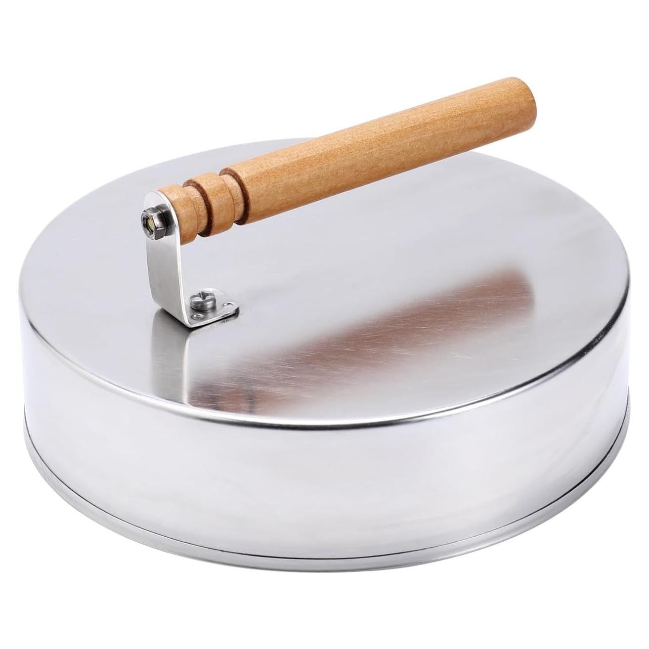 Domo de Derretimiento de Queso Redondo Mosawomo 20 cm Acero Inoxidable