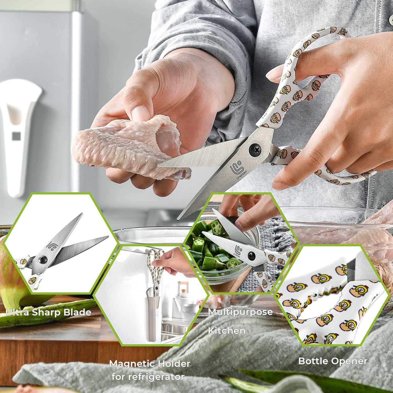 Tijeras de Cocina Linoroso 20.6 cm Acero Japonés Ultra Afiladas