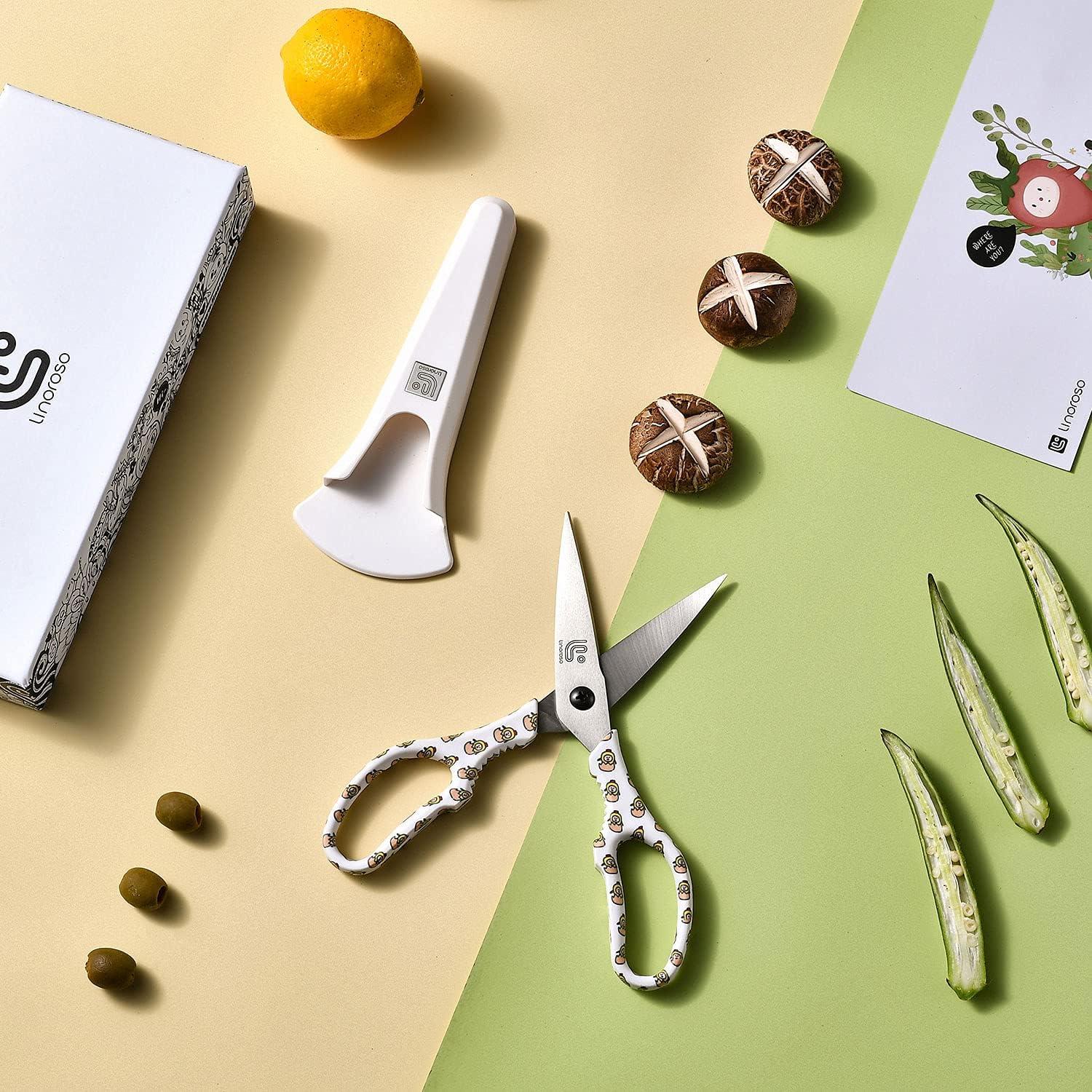 Tijeras de Cocina Linoroso 20.6 cm Acero Japonés Ultra Afiladas