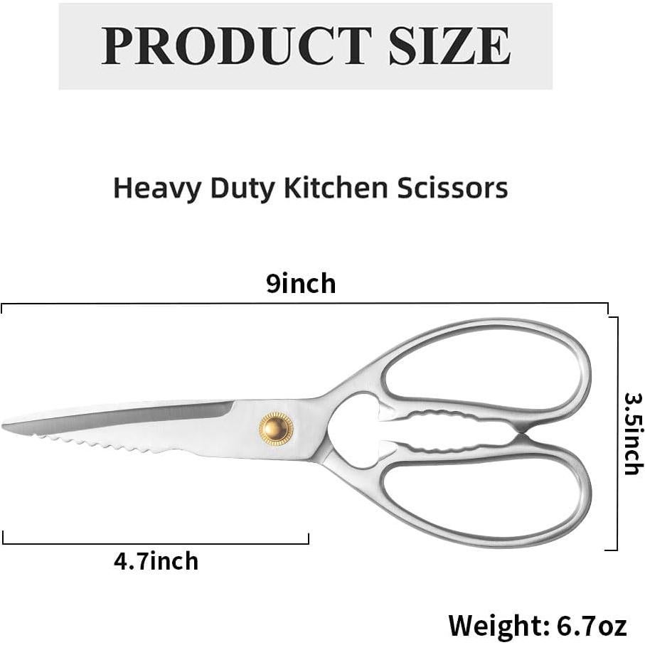 Tijeras de Cocina ELephas Plus de Acero Inoxidable 22.86cm