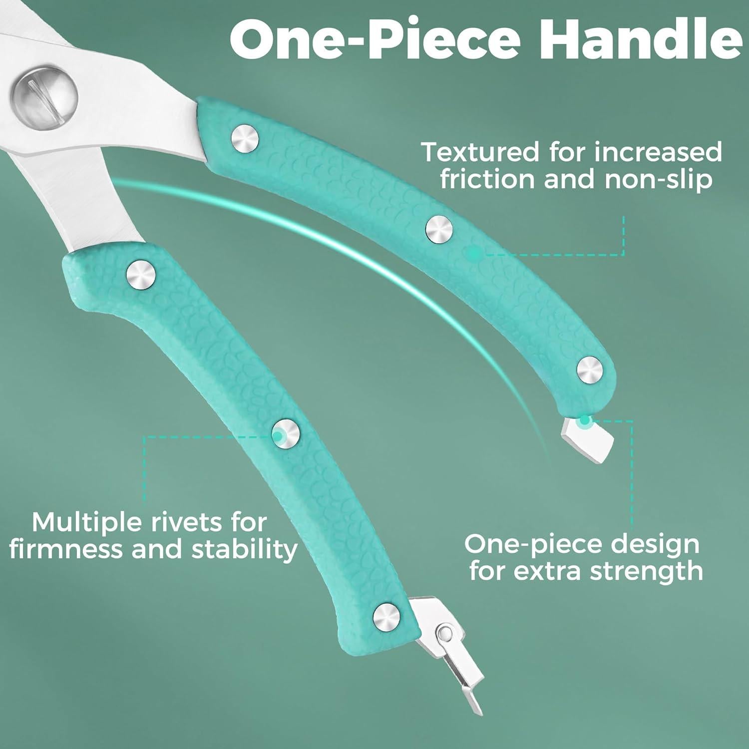 Tijeras de Cocina HAUSHOF Acero Inoxidable 25.4 cm Resorte