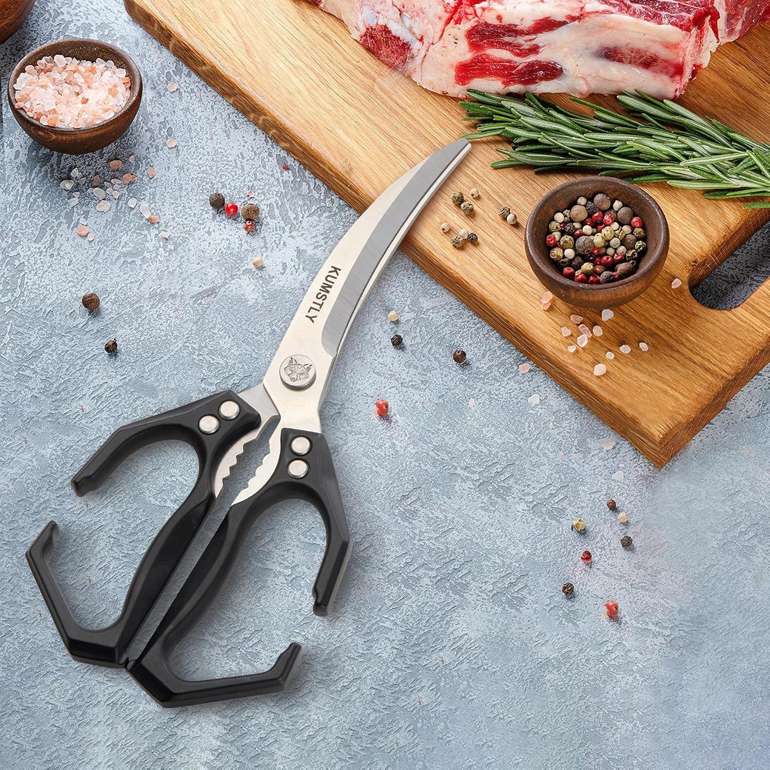 Tijeras de Cocina KUMSTLY de Acero Inoxidable 24.5 cm