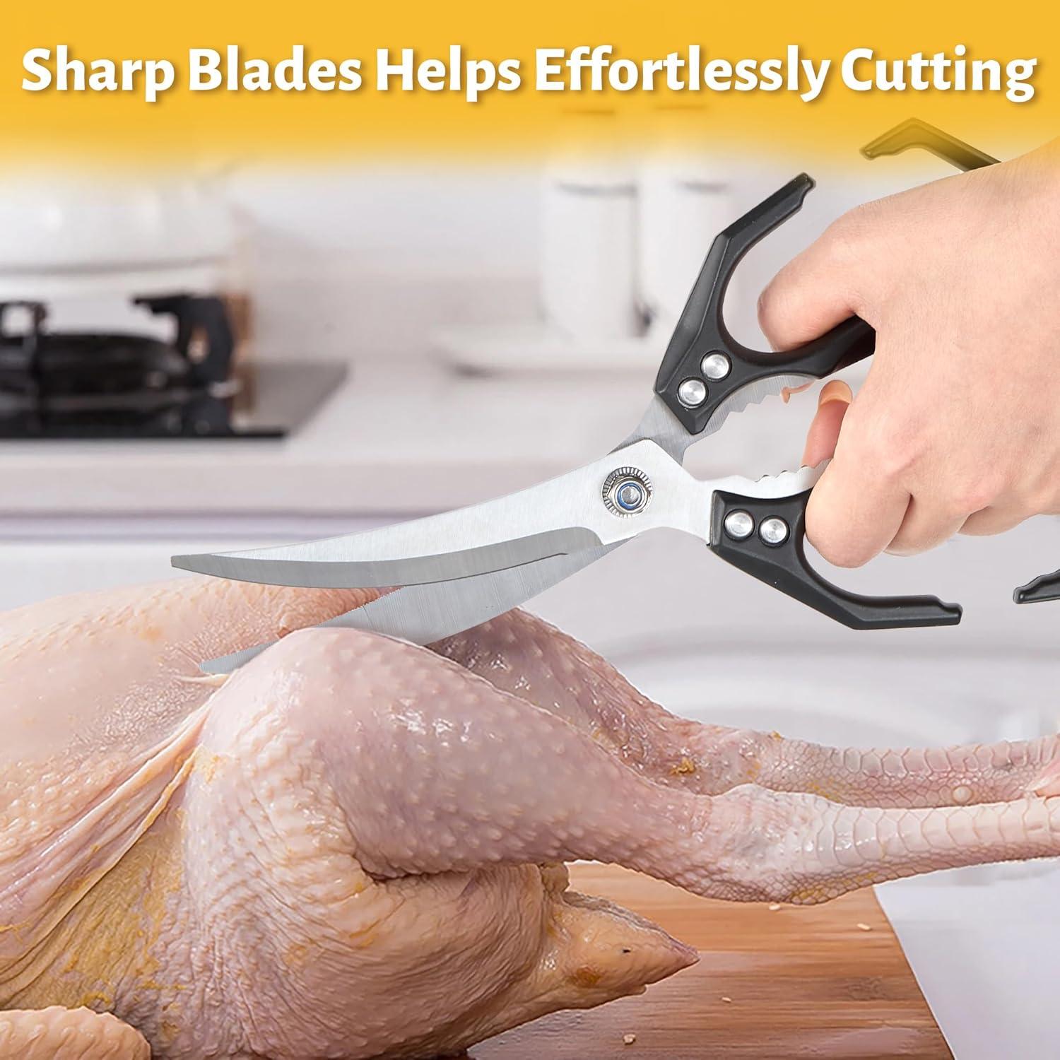 Tijeras de Cocina KUMSTLY de Acero Inoxidable 24.5 cm