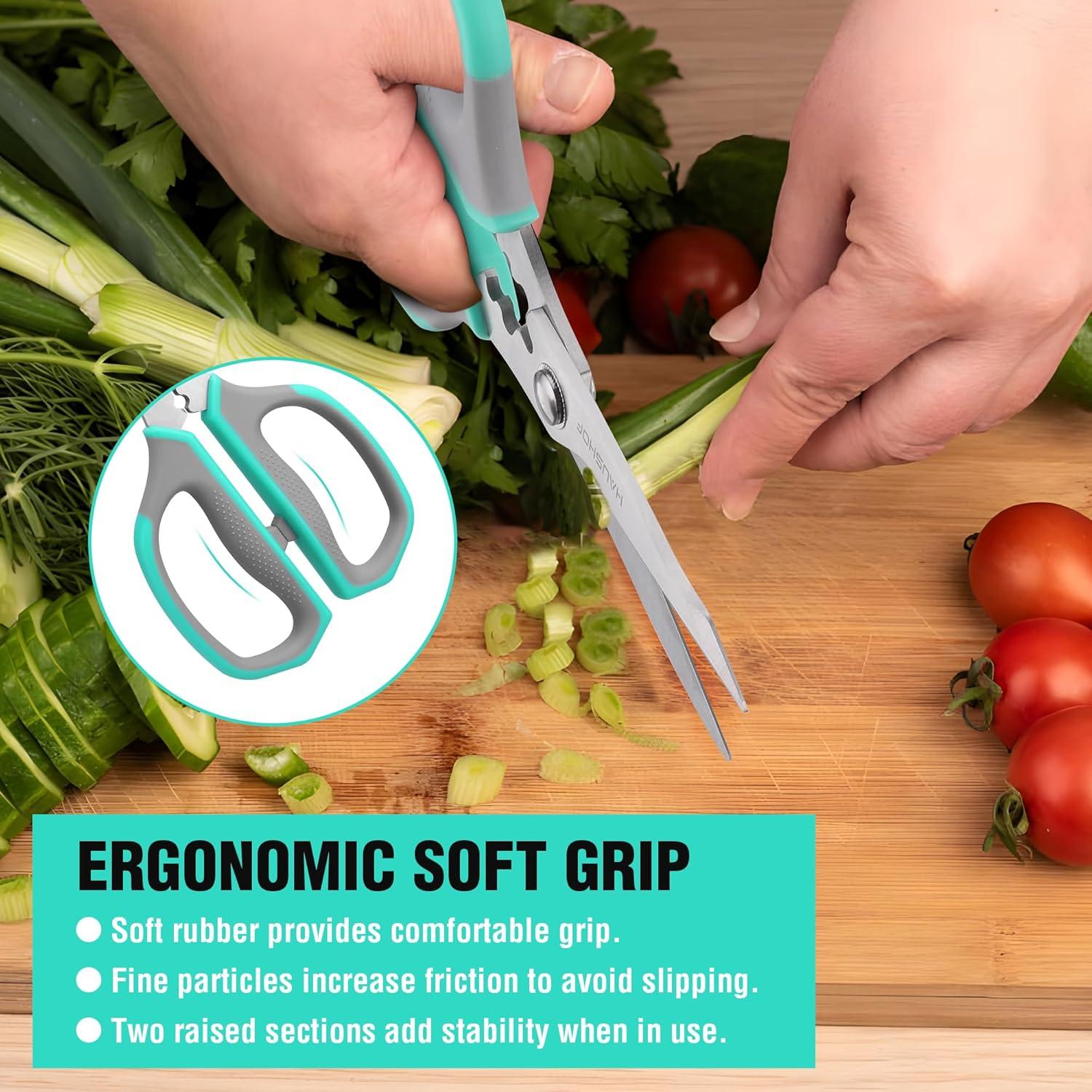 Tijeras de Cocina HAUSHOF 21 cm Acero Inoxidable Afiladas