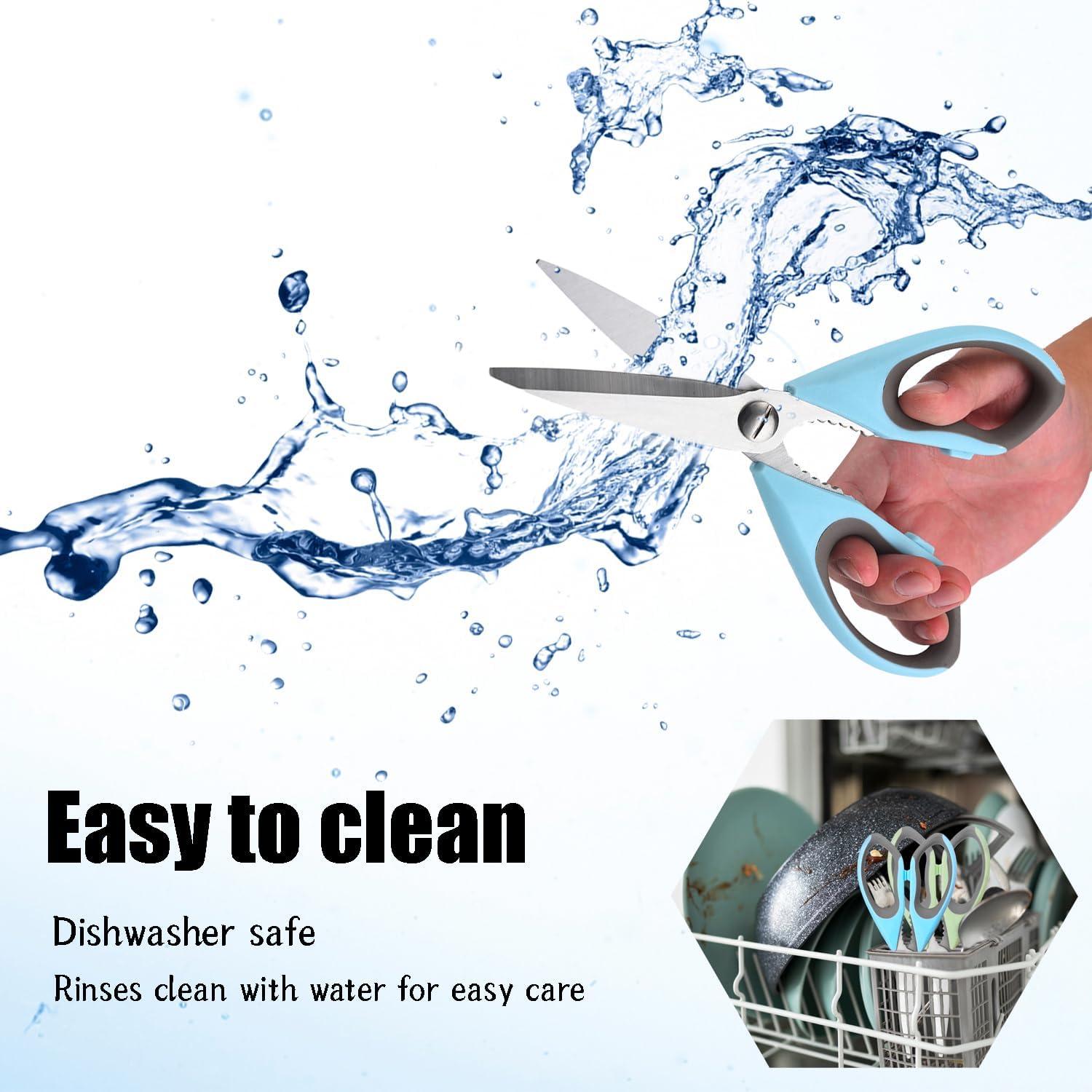 Juego de 2 Tijeras de Cocina Baitool Acero Inoxidable Magnéticas