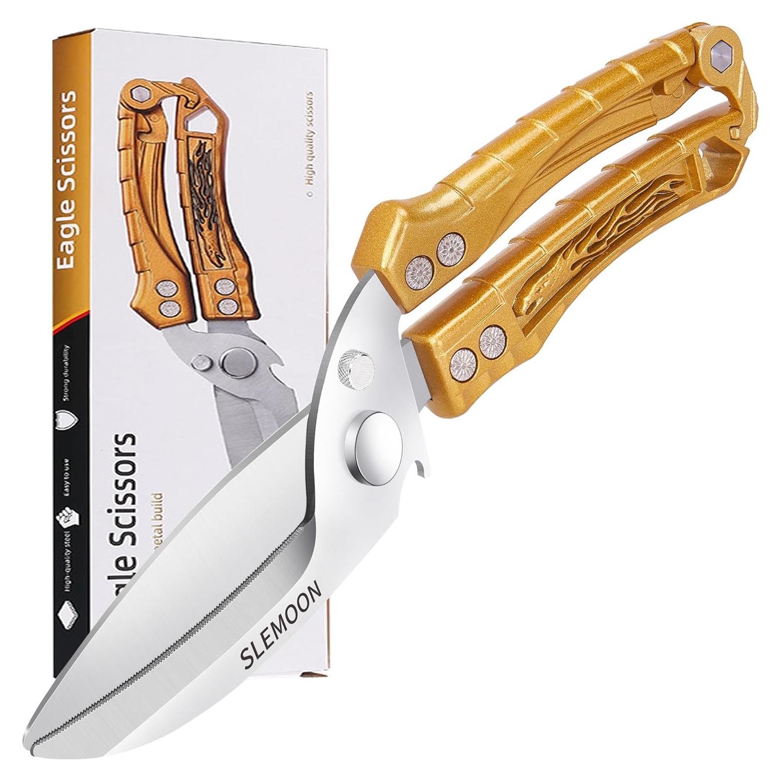 Tijeras de Cocina Multifuncionales SLEMOON para Carne y Aves