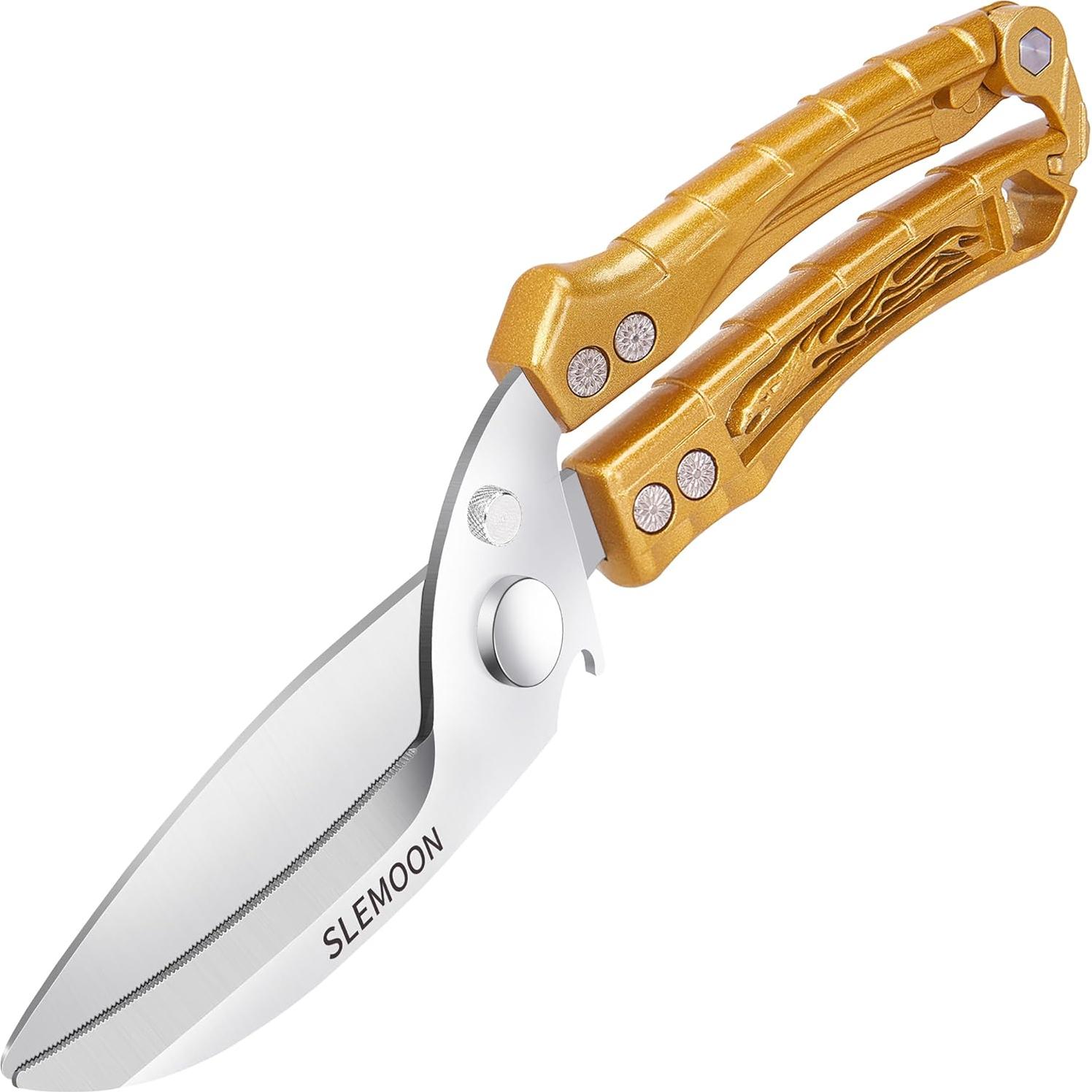 Tijeras de Cocina Multifuncionales SLEMOON para Carne y Aves