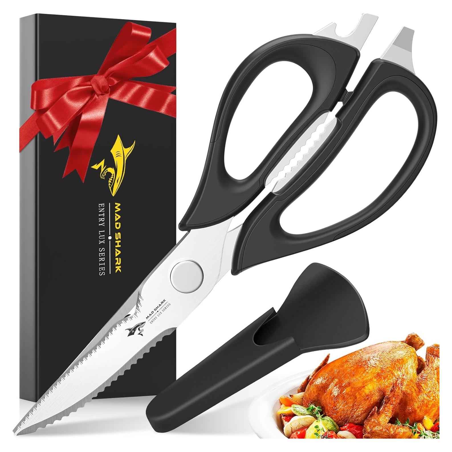 Tijeras de Cocina MAD SHARK Desmontables Acero Inoxidable 136g