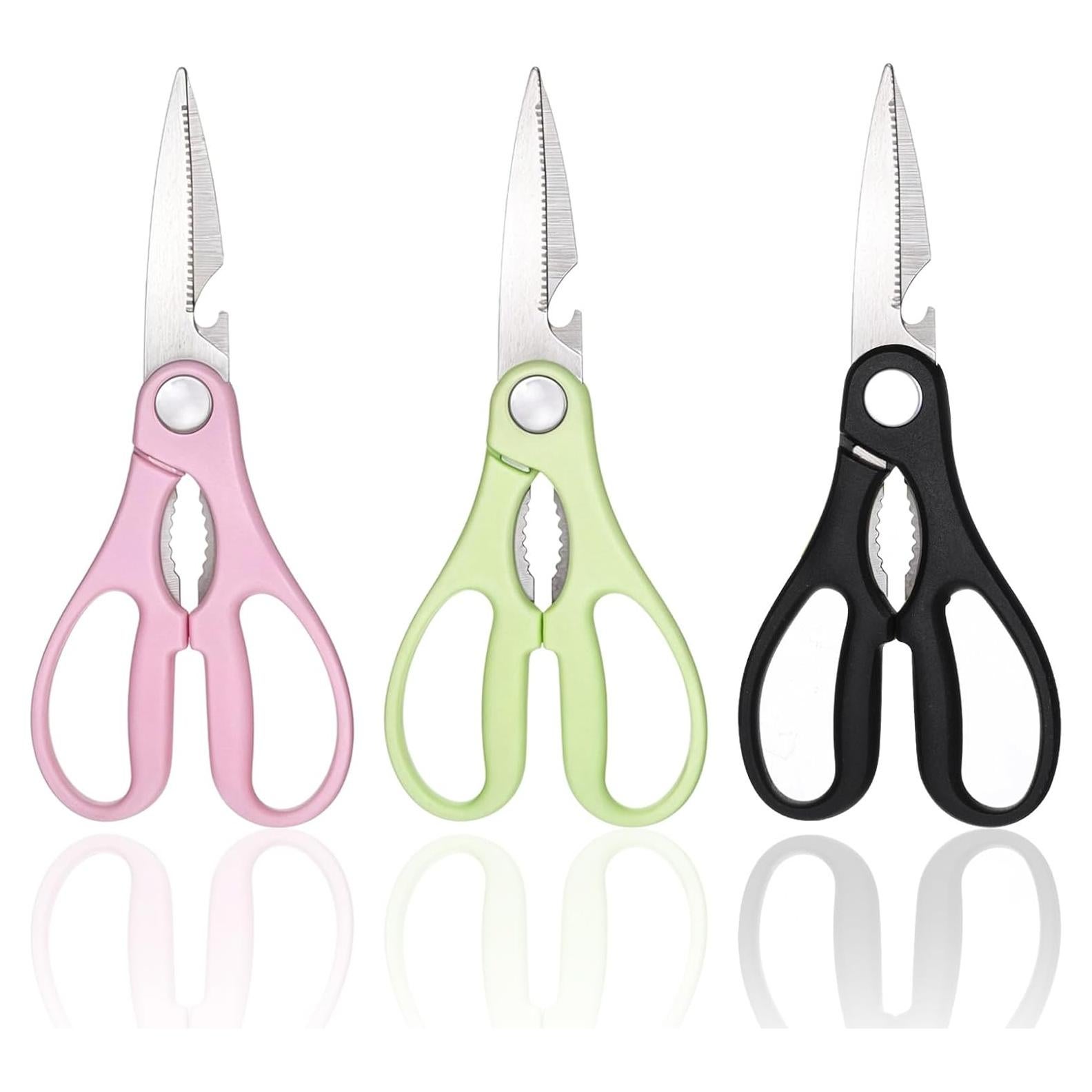 Set de 3 Tijeras de Cocina Ptwola Acero Inoxidable Multiusos