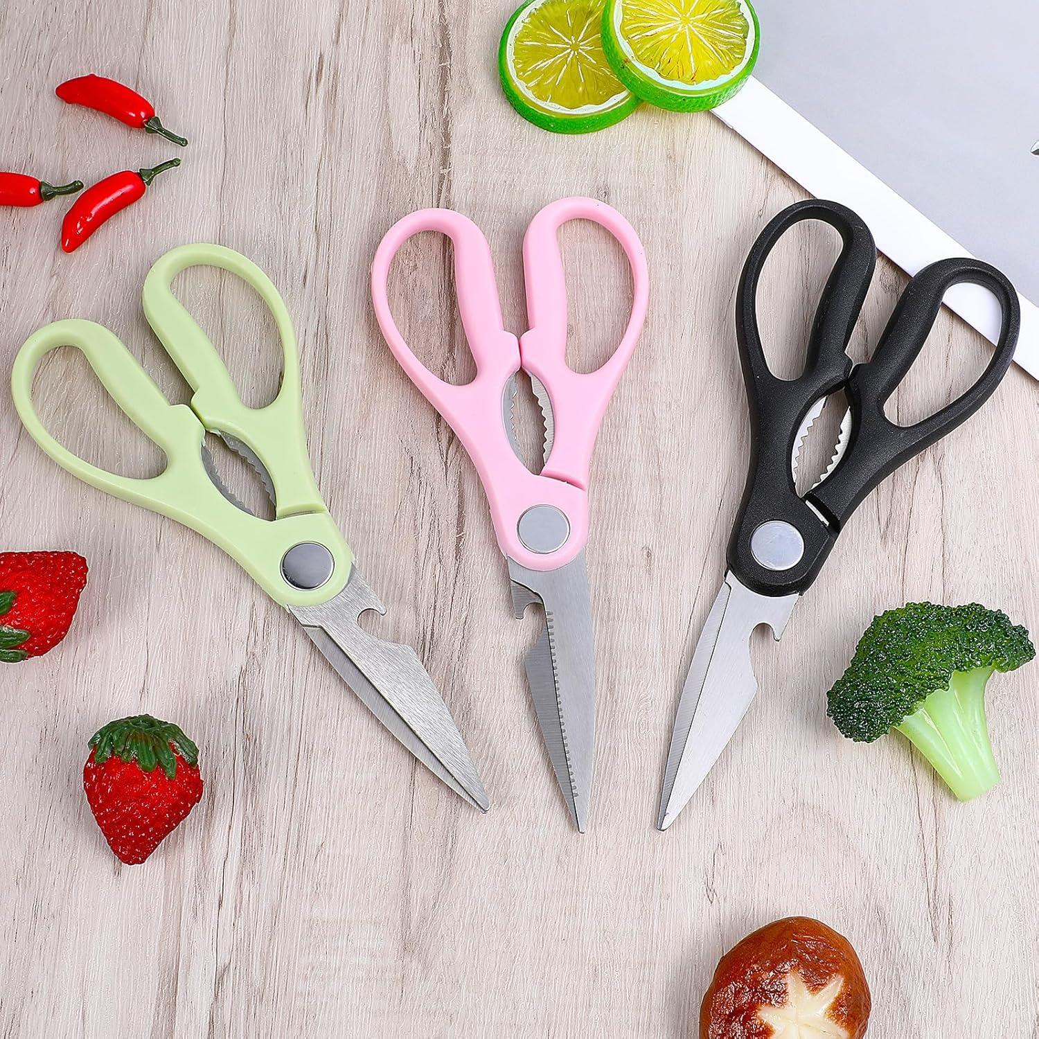 Set de 3 Tijeras de Cocina Ptwola Acero Inoxidable Multiusos