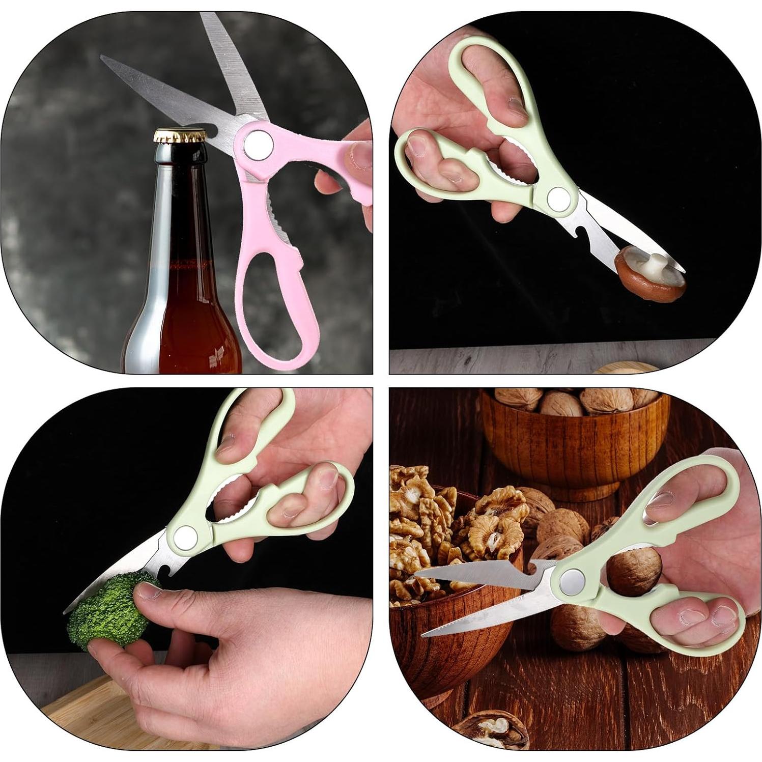 Set de 3 Tijeras de Cocina Ptwola Acero Inoxidable Multiusos