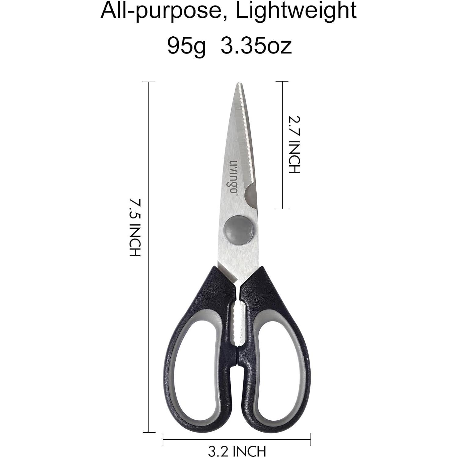 Tijeras de Cocina LIVINGO 19 cm con Cascanueces y Mango Ergonómico