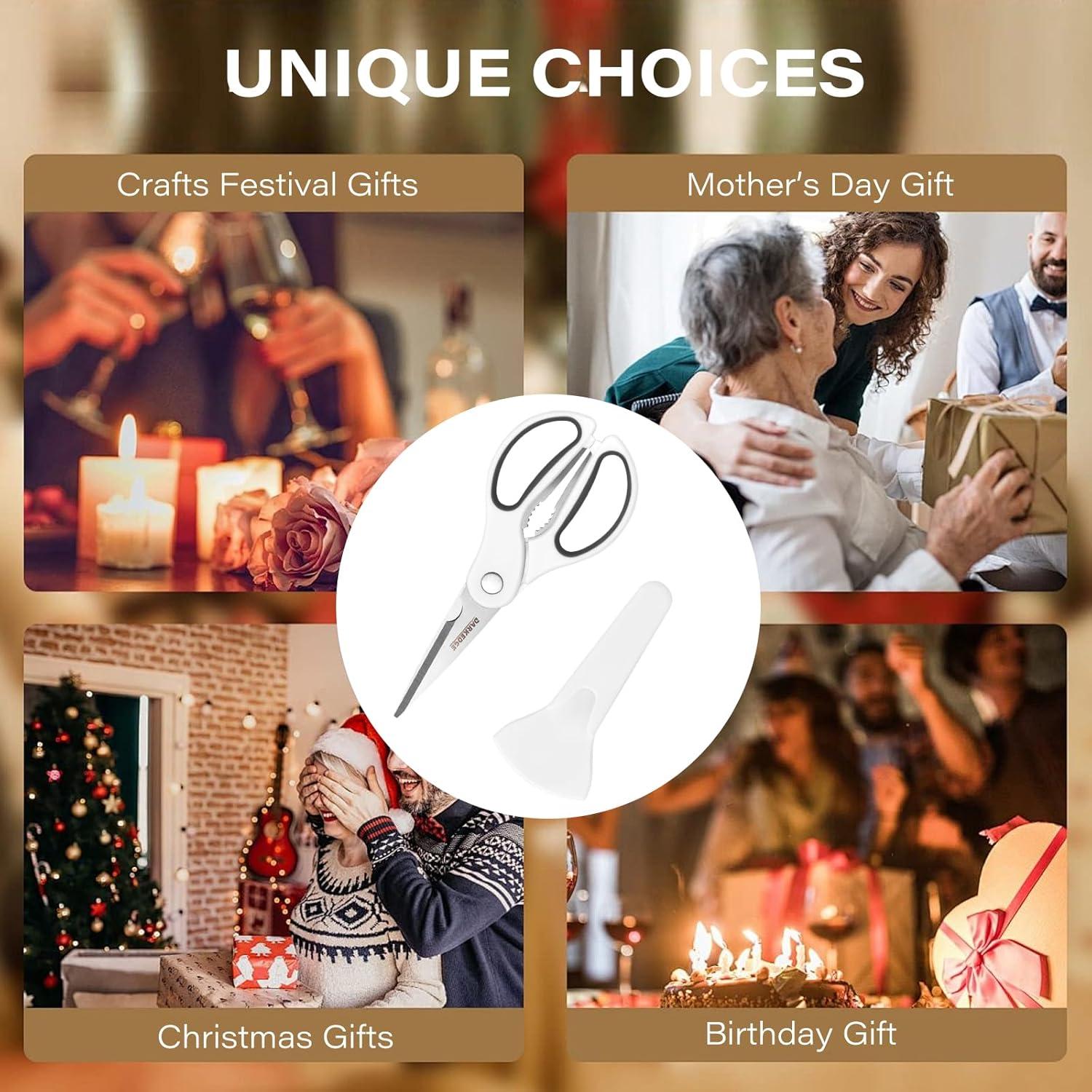 Tijeras de Cocina DARK EDGE con Soporte Magnético 23.6 cm