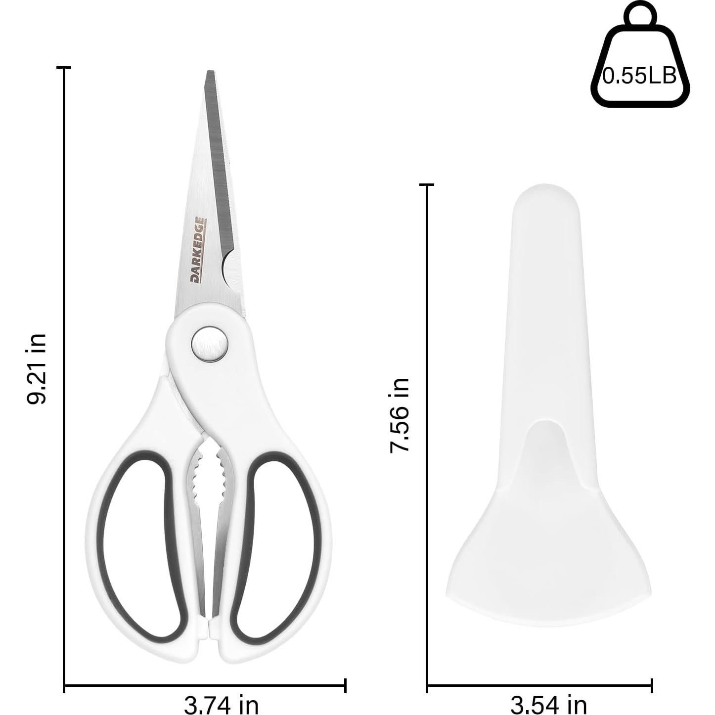 Tijeras de Cocina DARK EDGE con Soporte Magnético 23.6 cm