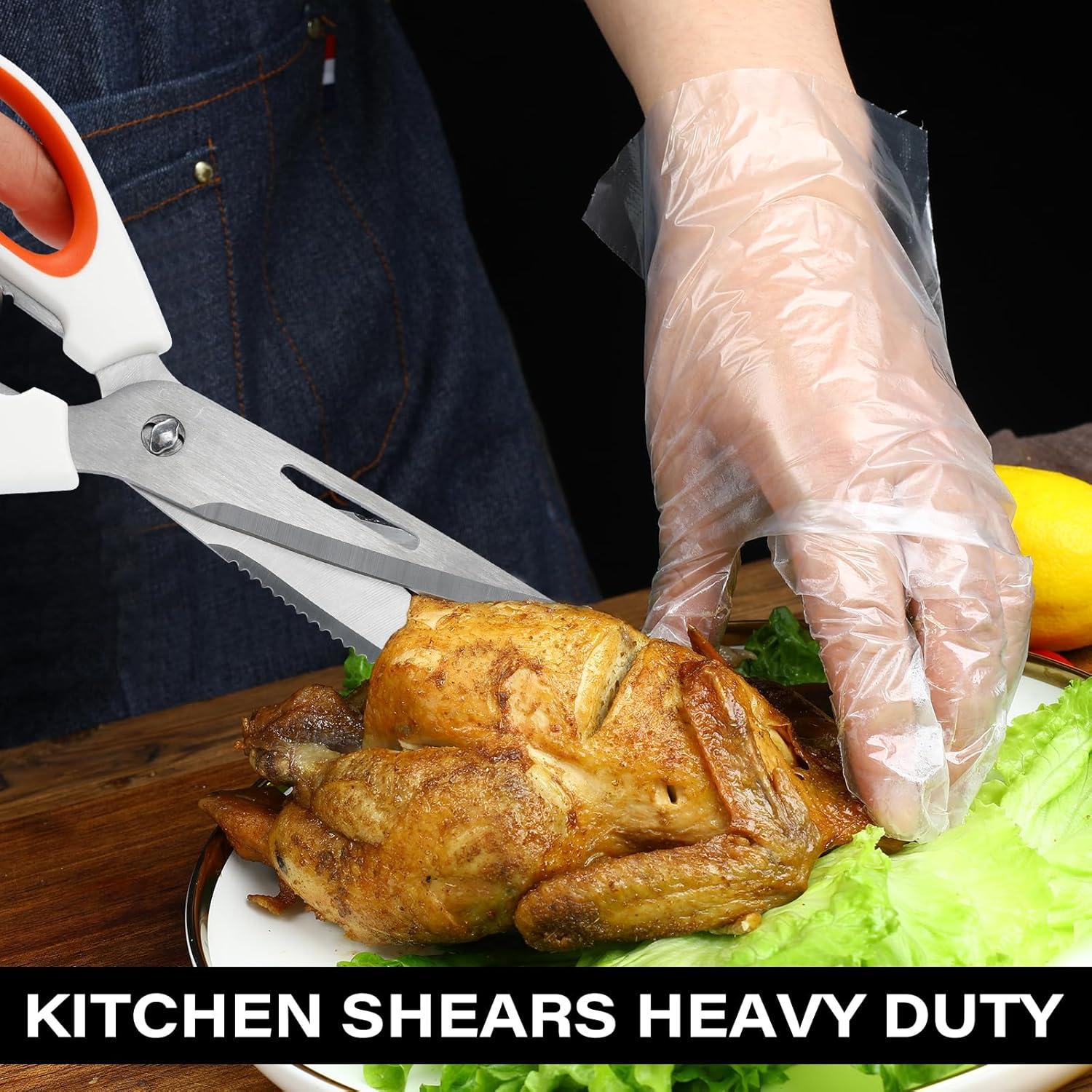 Tijeras de Cocina DARK EDGE con Soporte Magnético 25.4 cm