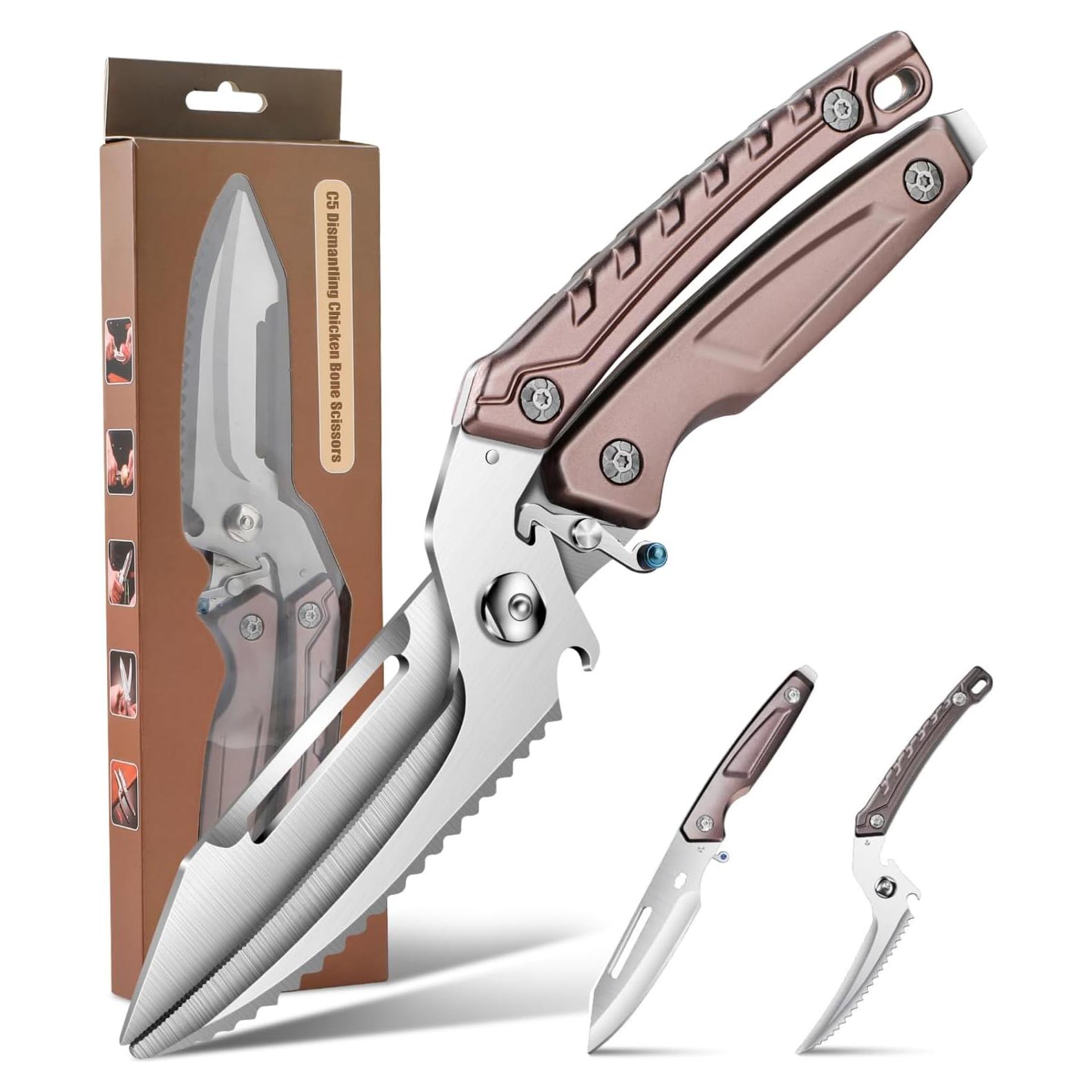 Tijeras de Cocina Plys de Acero Inoxidable 10.3 cm para Huesos