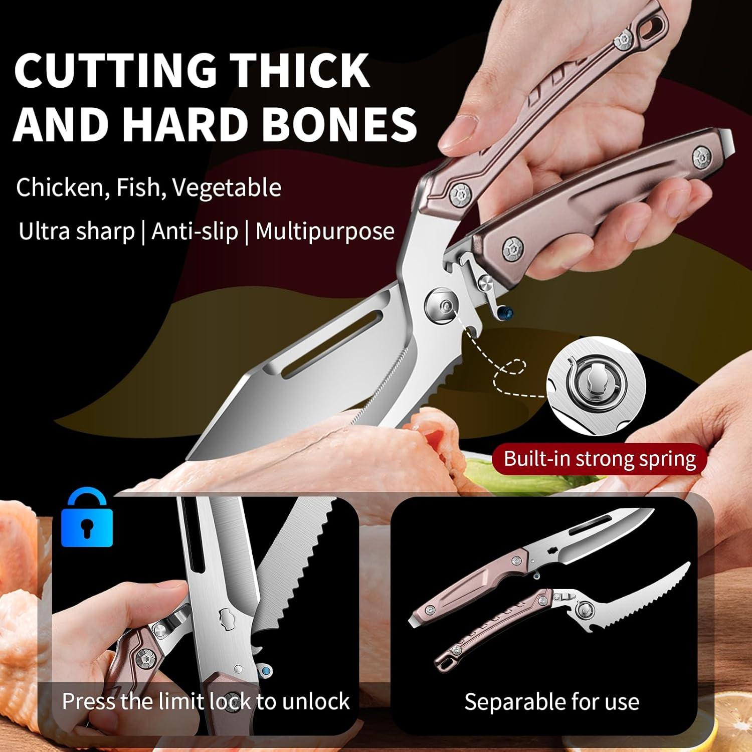 Tijeras de Cocina Plys de Acero Inoxidable 10.3 cm para Huesos