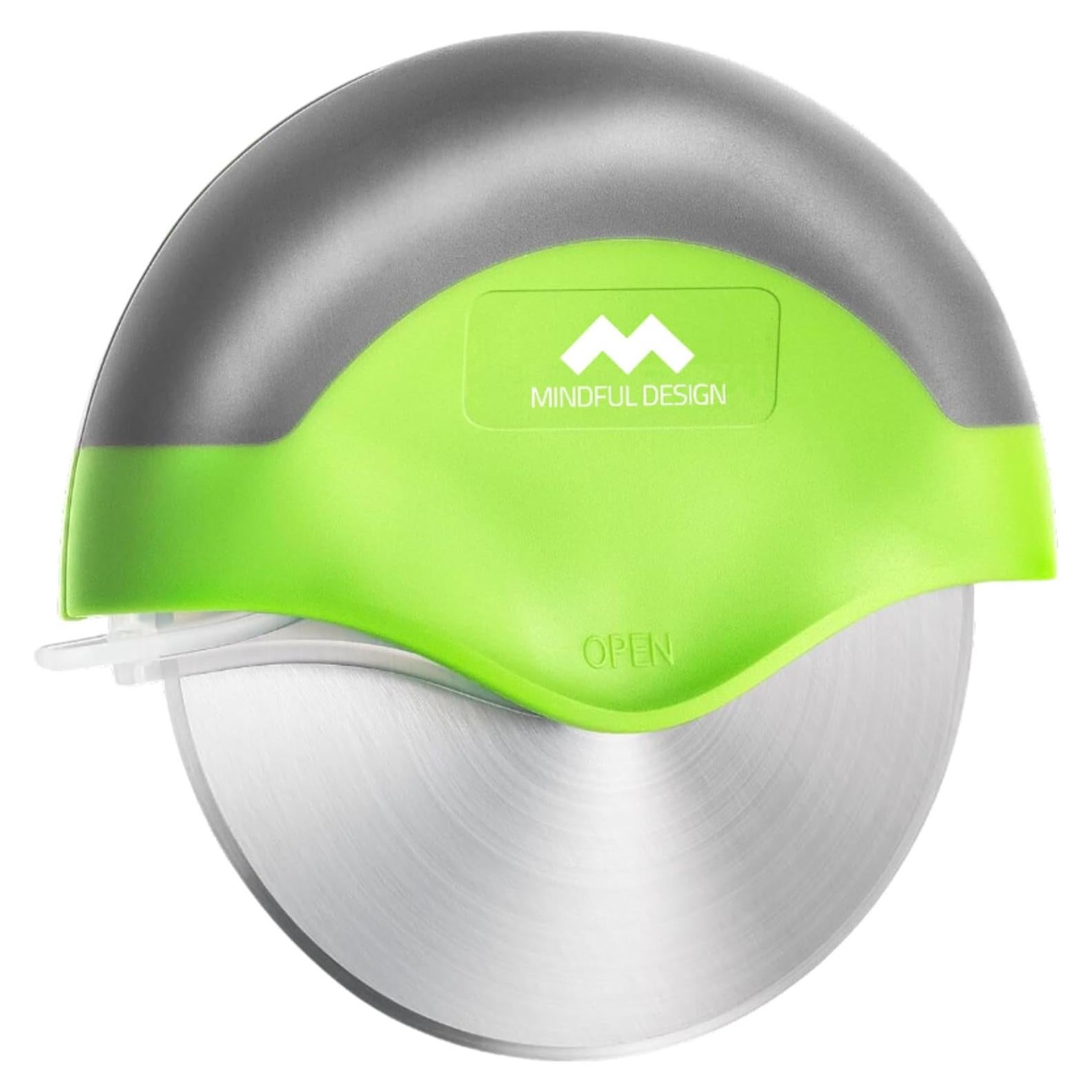 Cortador de Pizza Diseño Consciente Verde Ergonómico Apto Lavavajillas