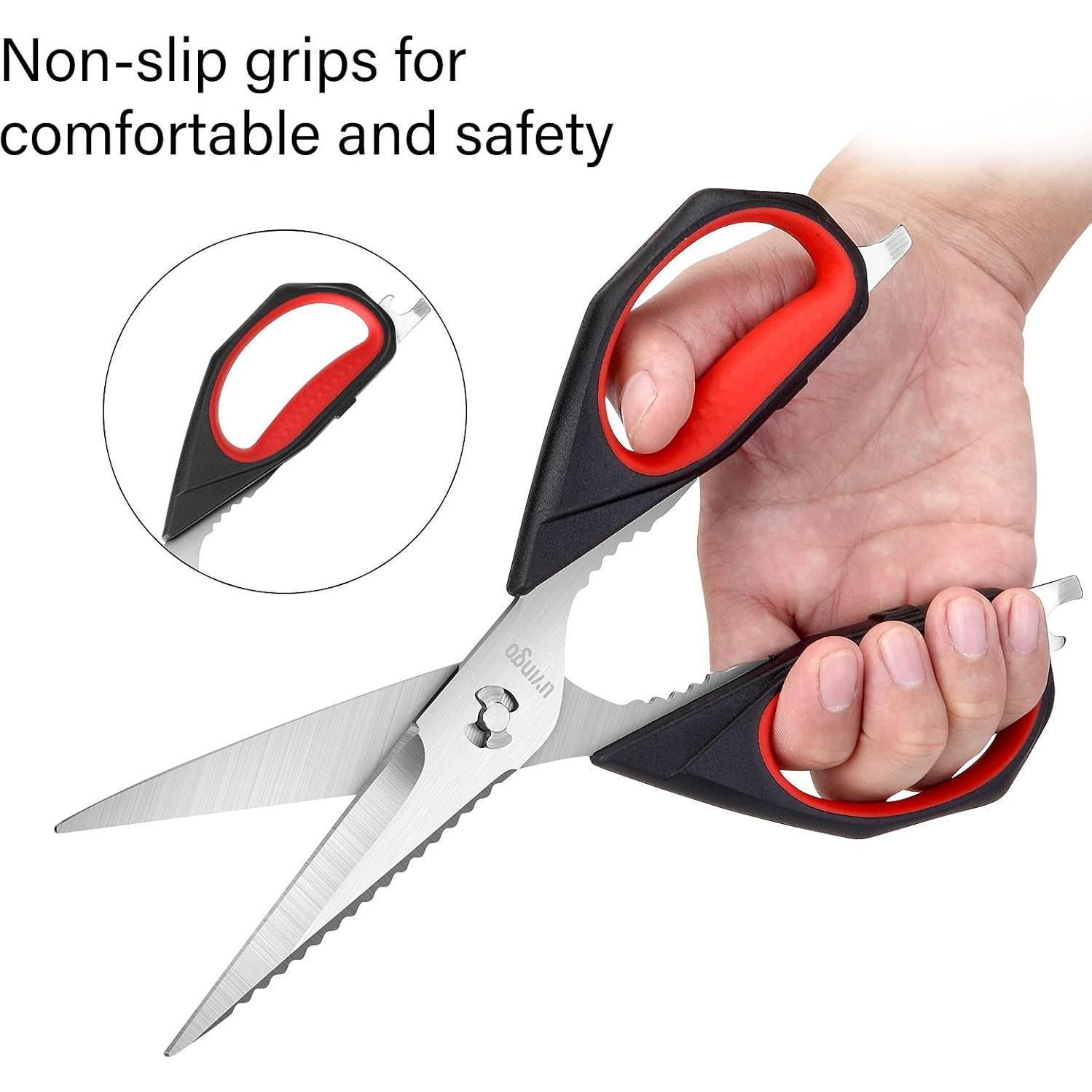 Tijeras de Cocina LIVINGO 2 Piezas Acero Inoxidable 23.5 cm