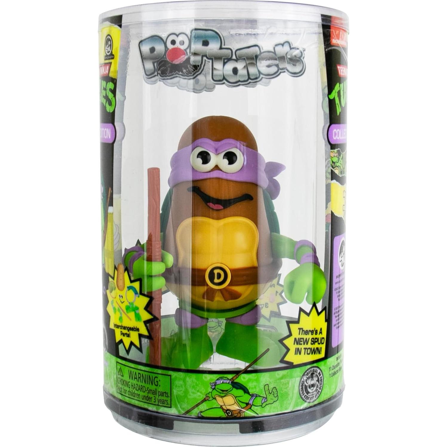 Poptaters Tortugas Ninja - Leonardo o Donatello + 12 Accesorios
