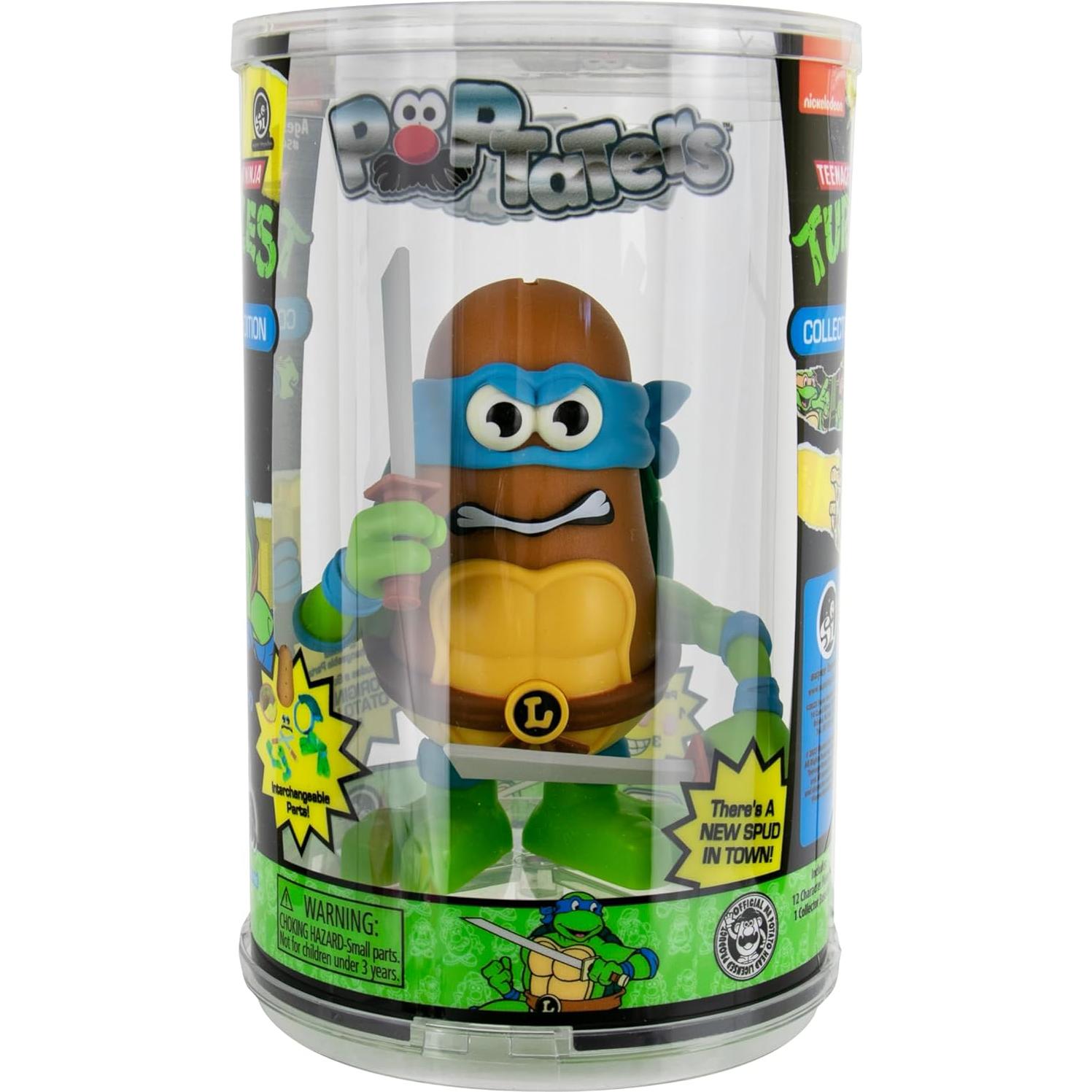 Poptaters Tortugas Ninja - Leonardo o Donatello + 12 Accesorios