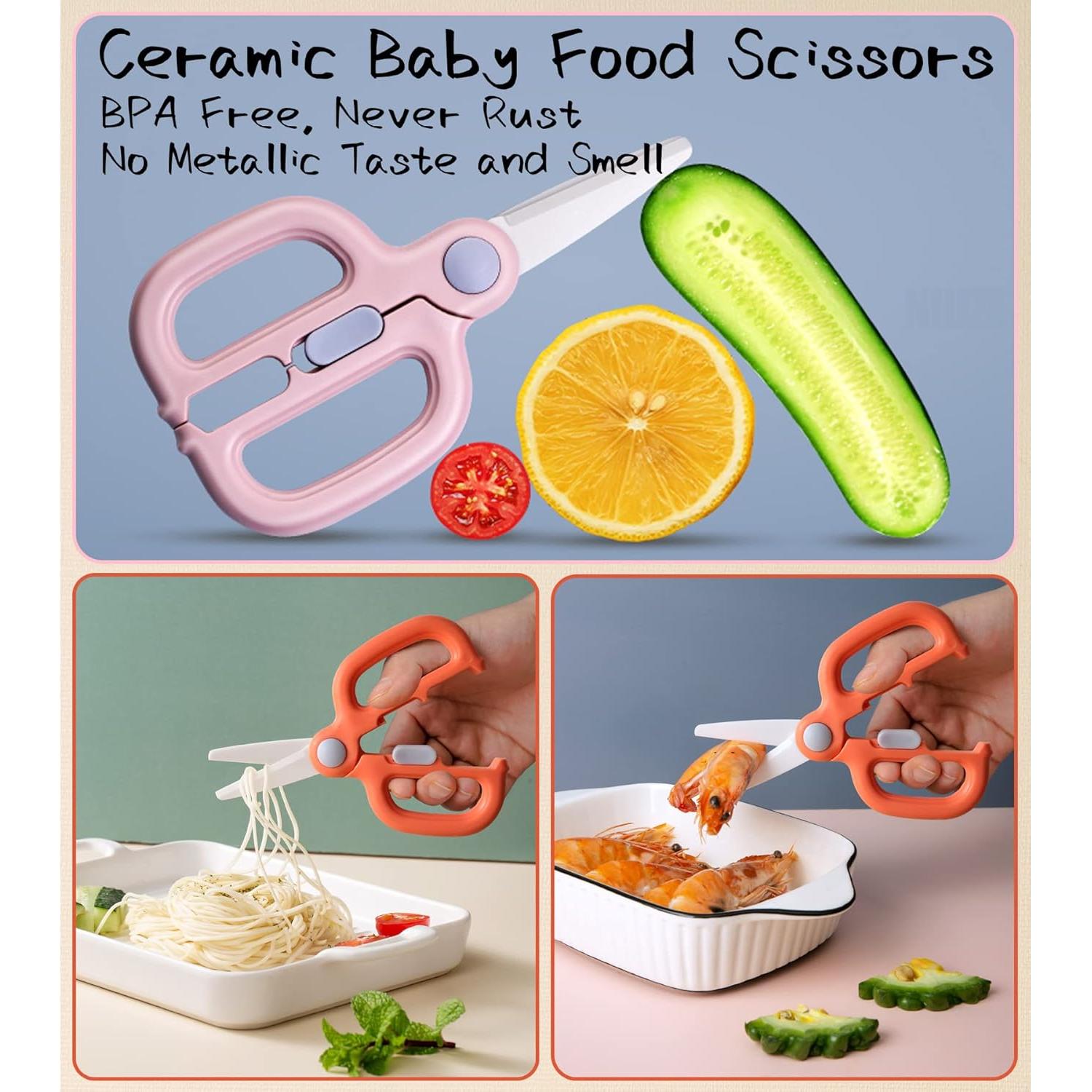 Tijeras de Comida para Bebés Artenny Cerámica 2 Unidades