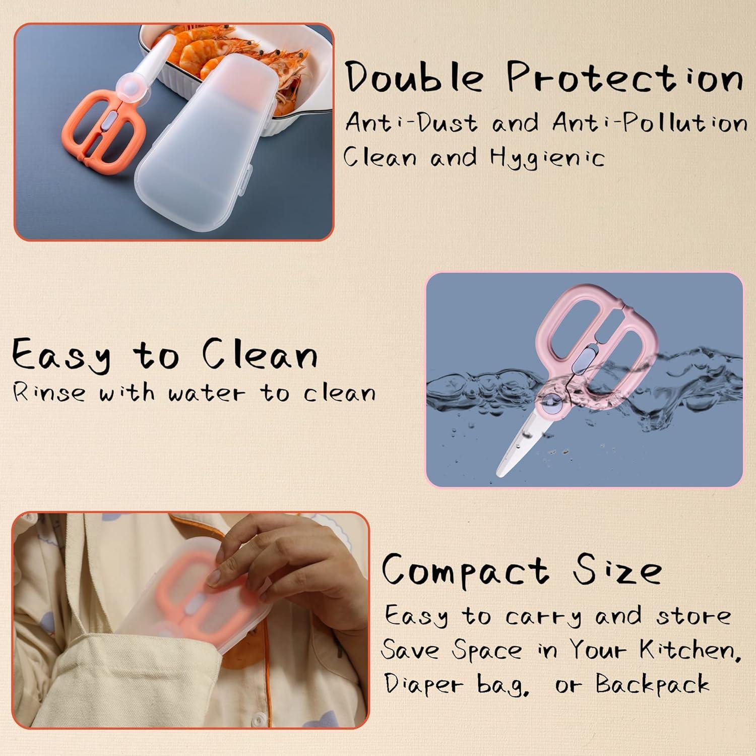 Tijeras de Comida para Bebés Artenny Cerámica 2 Unidades