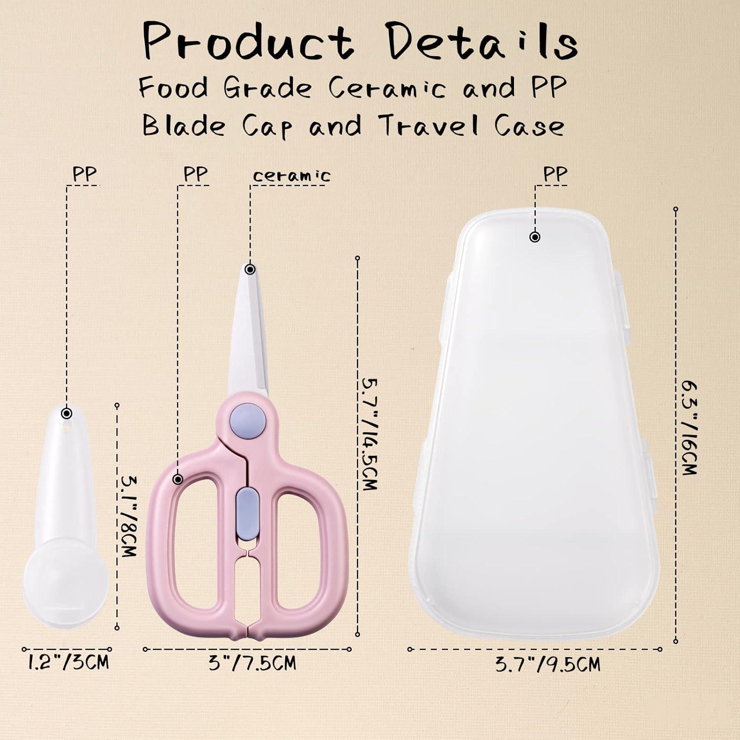 Tijeras de Comida para Bebés Artenny Cerámica 2 Unidades