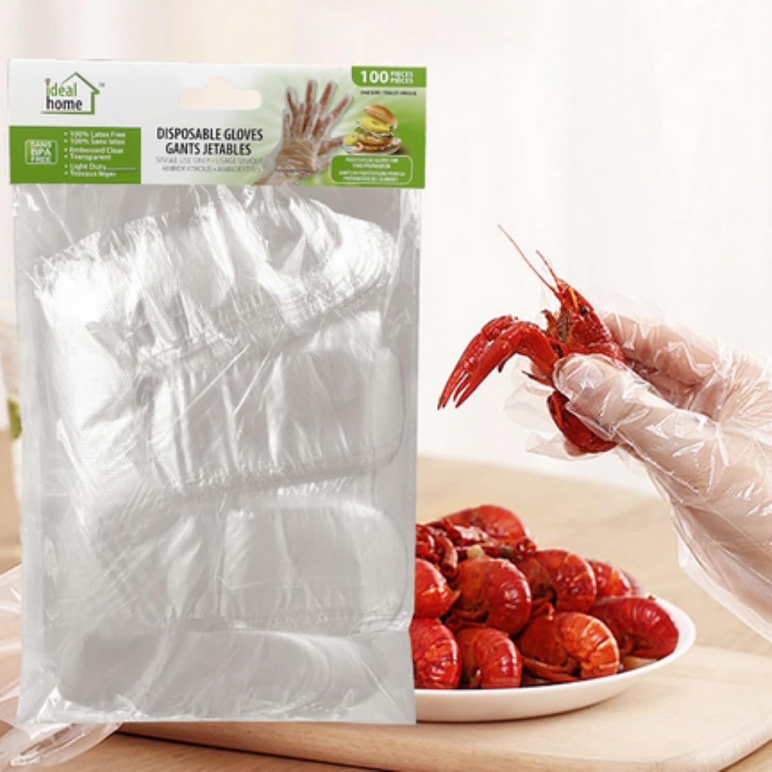 Tijeras de Cocina Multifuncionales EBIEFLY + 100 Guantes Desechables