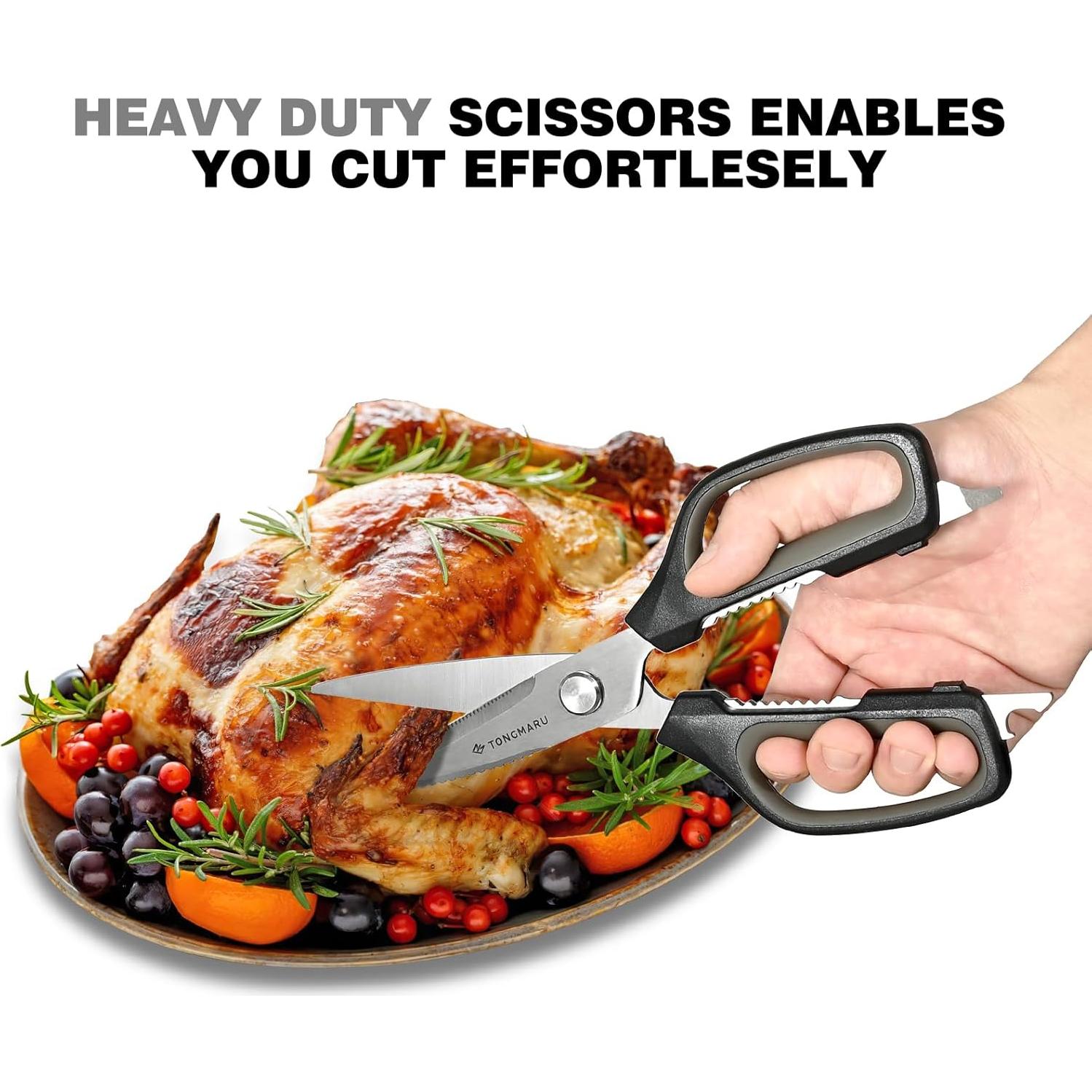 Tijeras de Cocina TONGMARU 24.1 cm Acero Inoxidable Multiusos