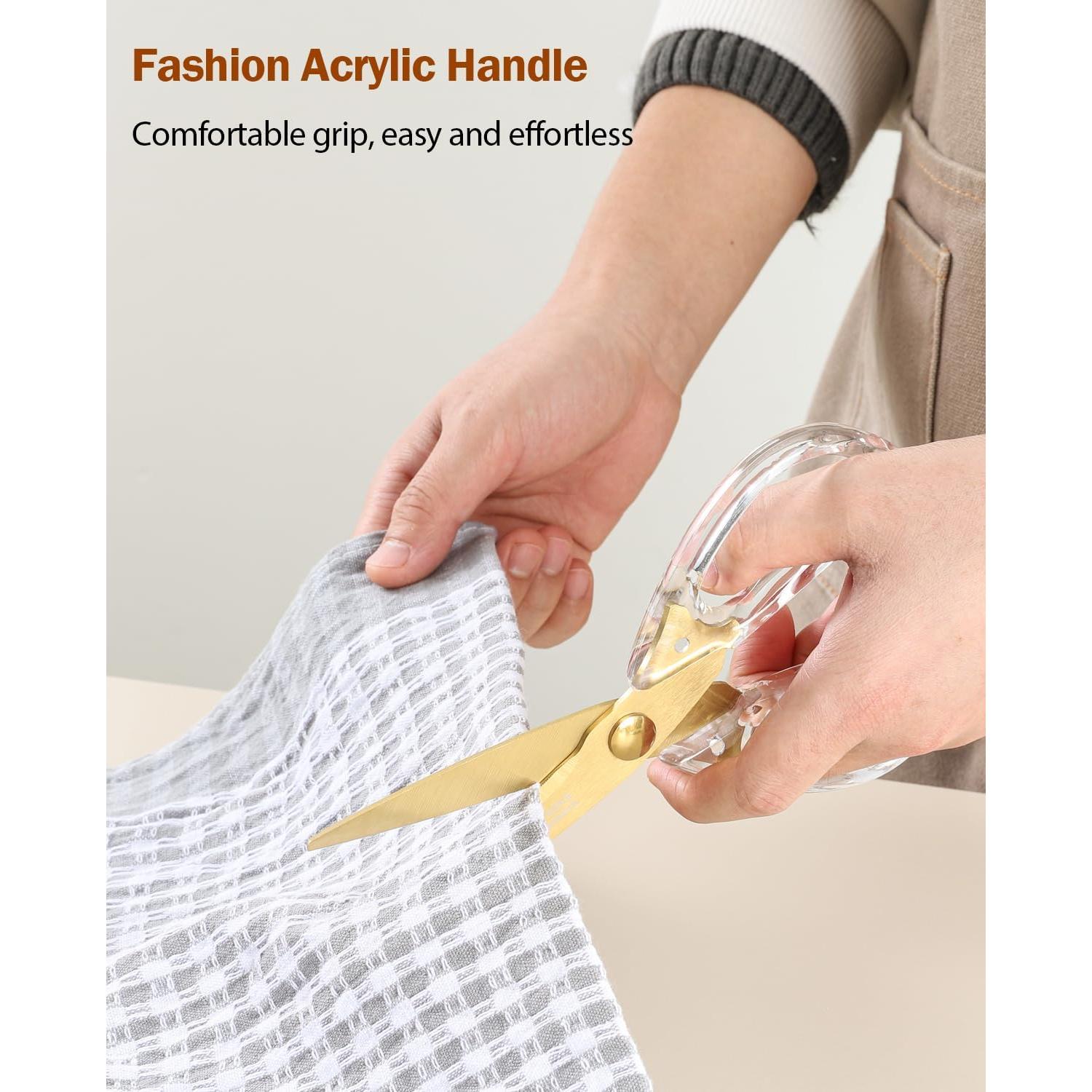 Tijeras de Cocina ARCHIKING 20.3 cm Acero Inoxidable Blanco