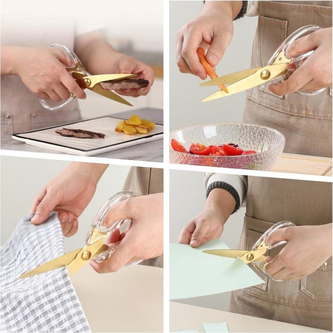 Tijeras de Cocina ARCHIKING 20.3 cm Acero Inoxidable Blanco