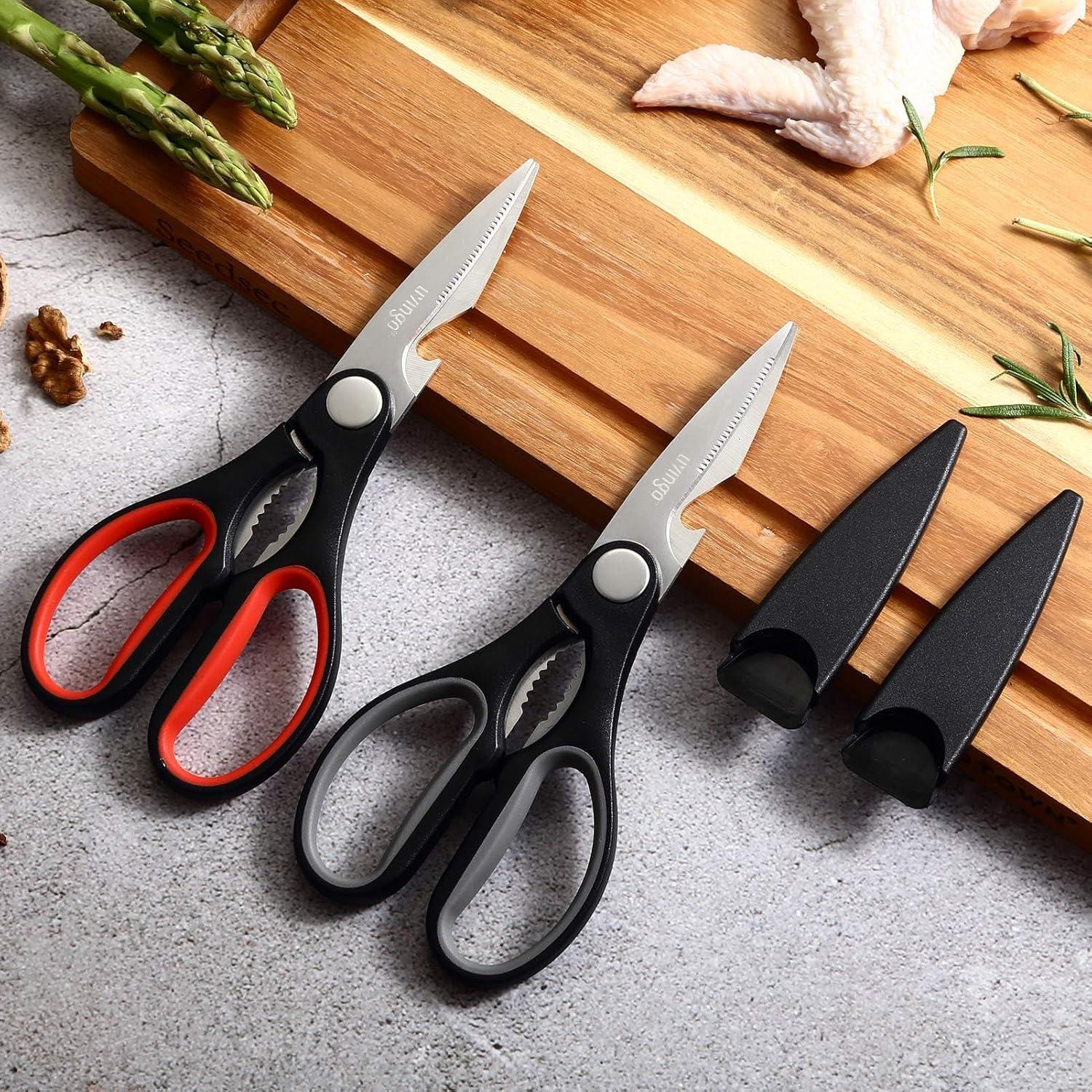 Tijeras de Cocina LIVINGO 20 cm - Acero Inoxidable, 2 Piezas