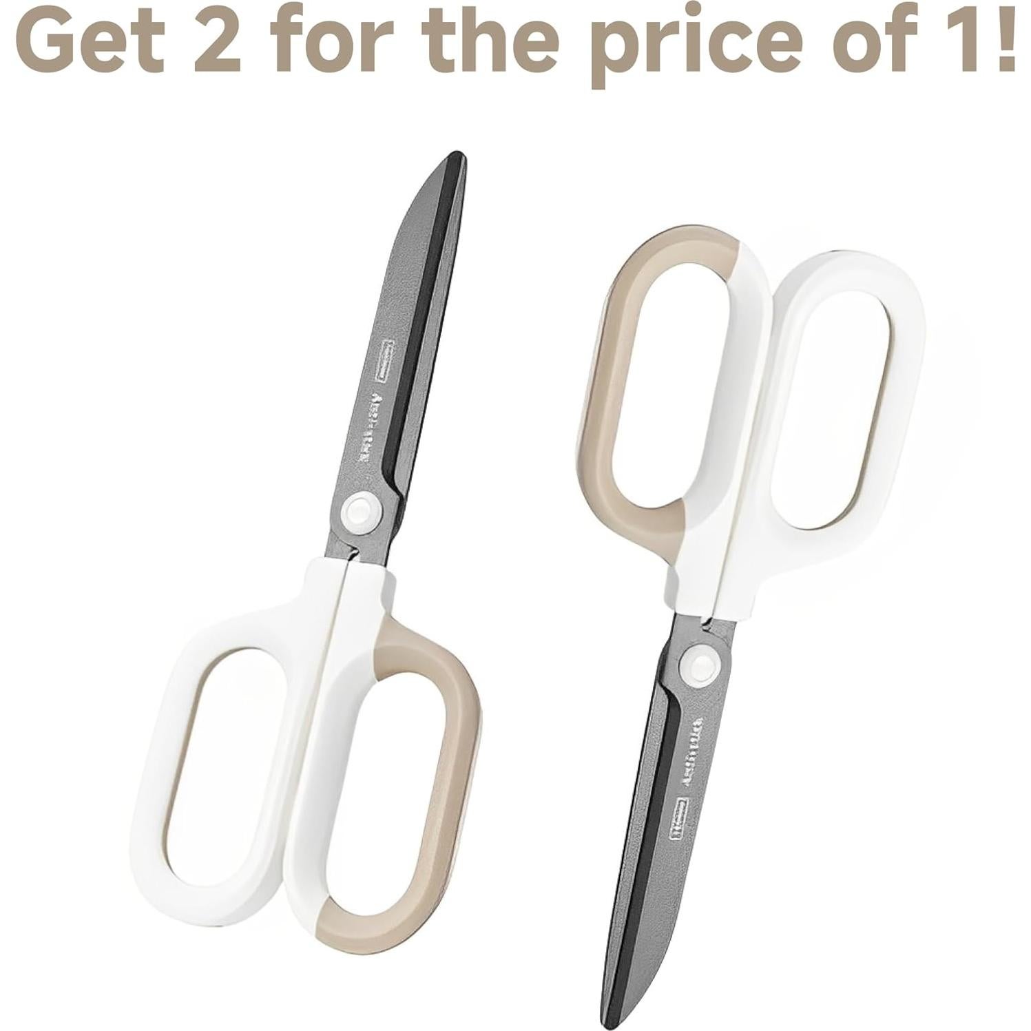 Tijeras Deli de Titanio Antiadherentes 17.8 cm Acero Inoxidable