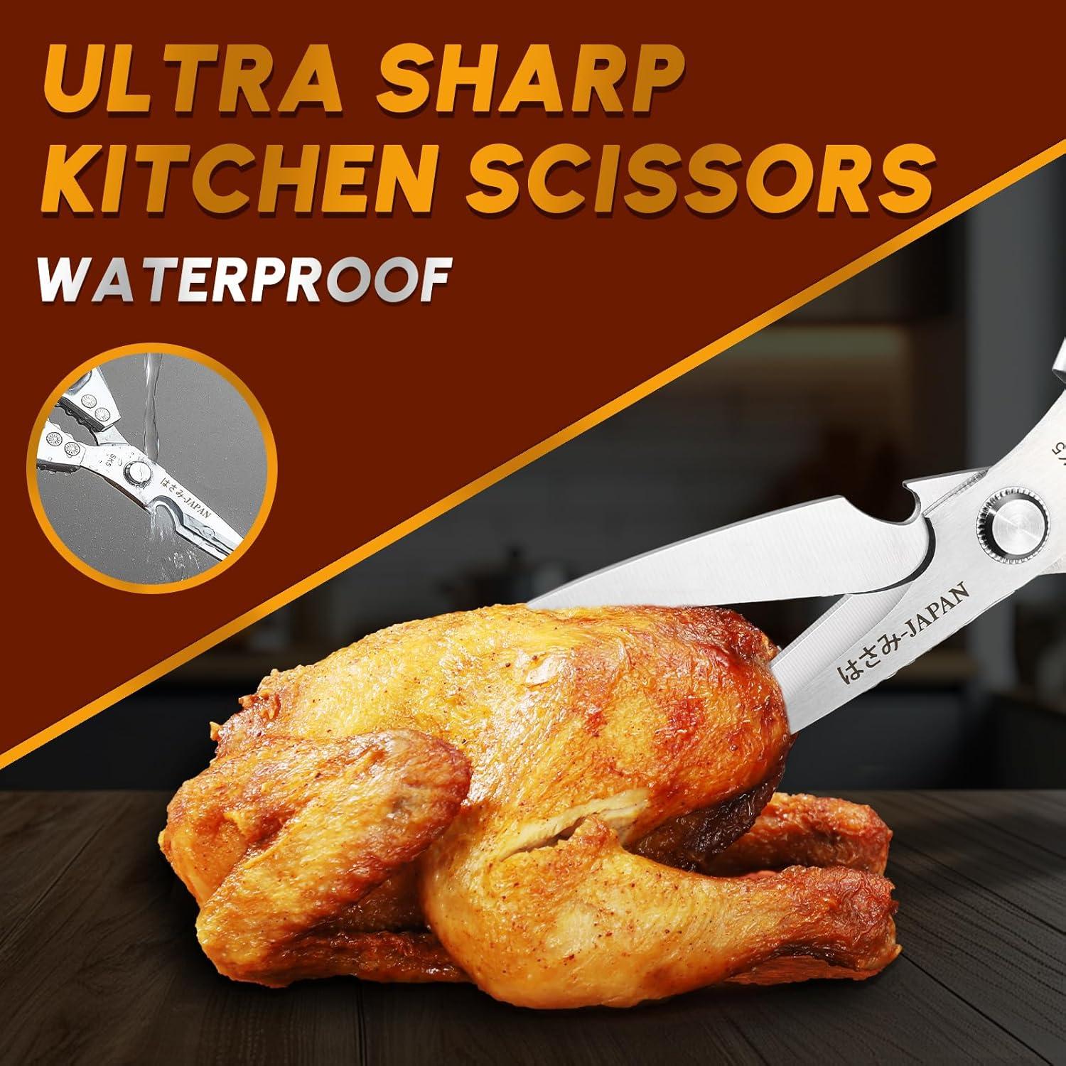 Juego de Tijeras de Cocina Huusk - Acero Inoxidable, 206g