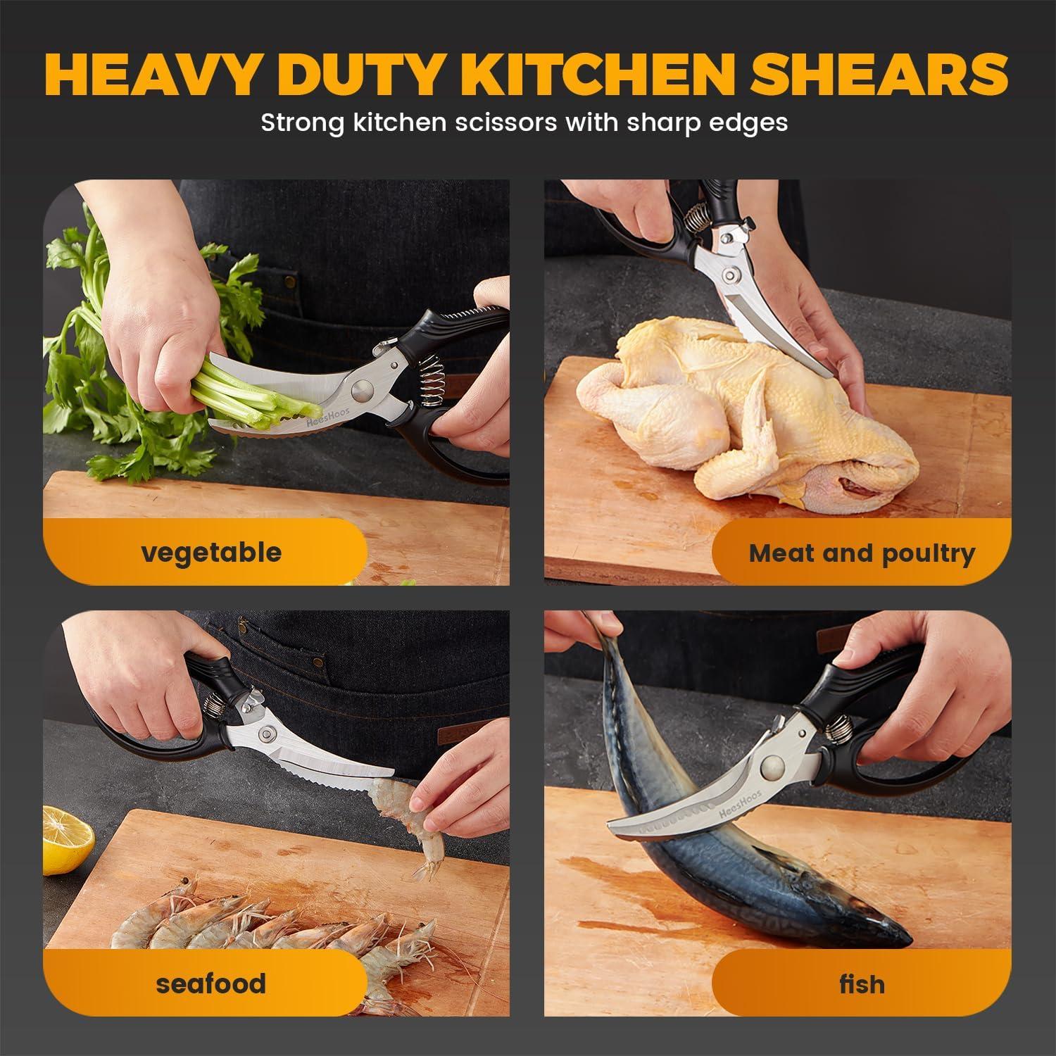 Tijeras de Cocina Multifuncionales HeesHoos - Acero Inoxidable