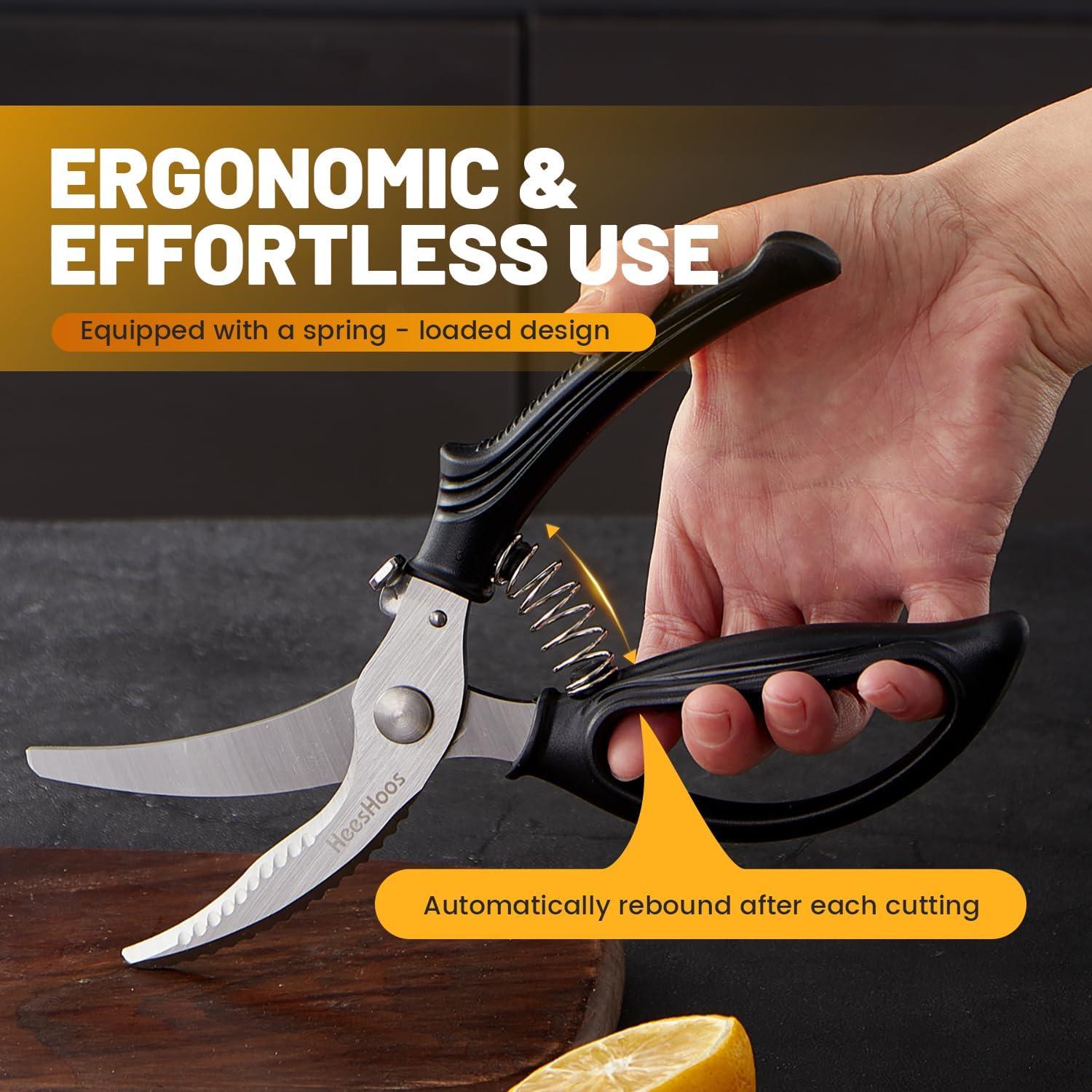 Tijeras de Cocina Multifuncionales HeesHoos - Acero Inoxidable