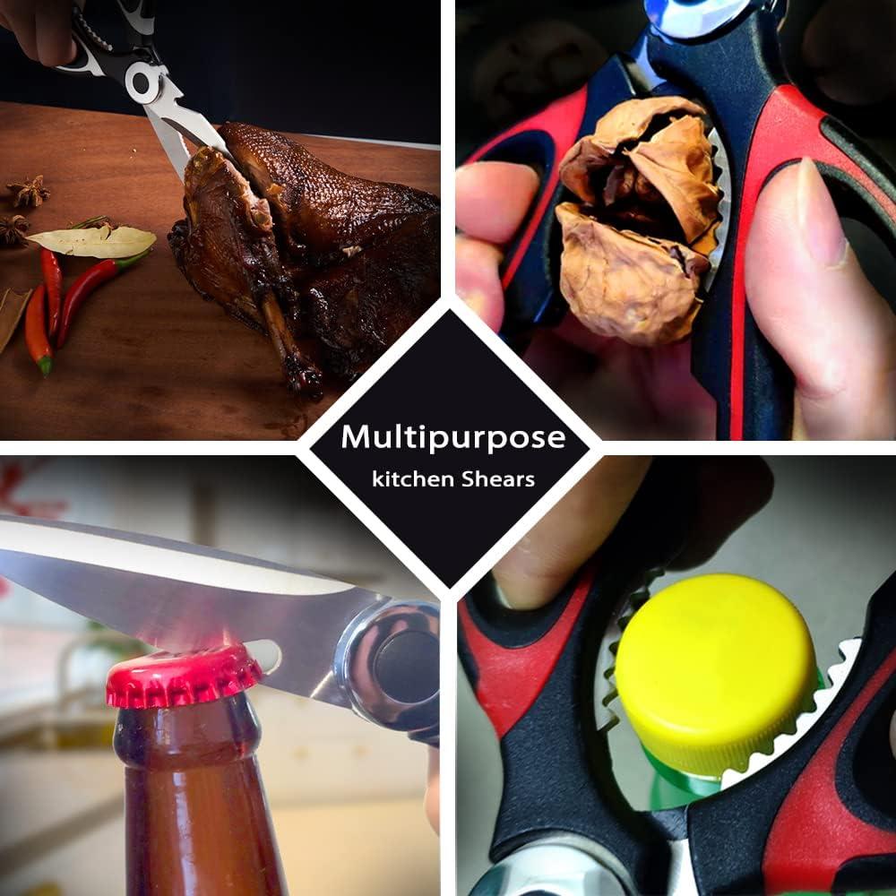 Tijeras de Cocina VINKELON 2 Paquete Multiusos Afiladas