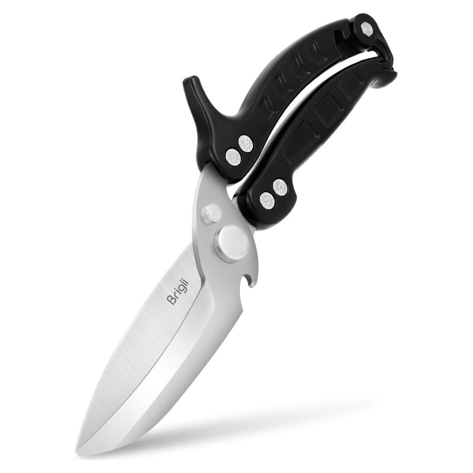 Tijeras de Cocina Brigii de Acero Inoxidable Multiusos 340g